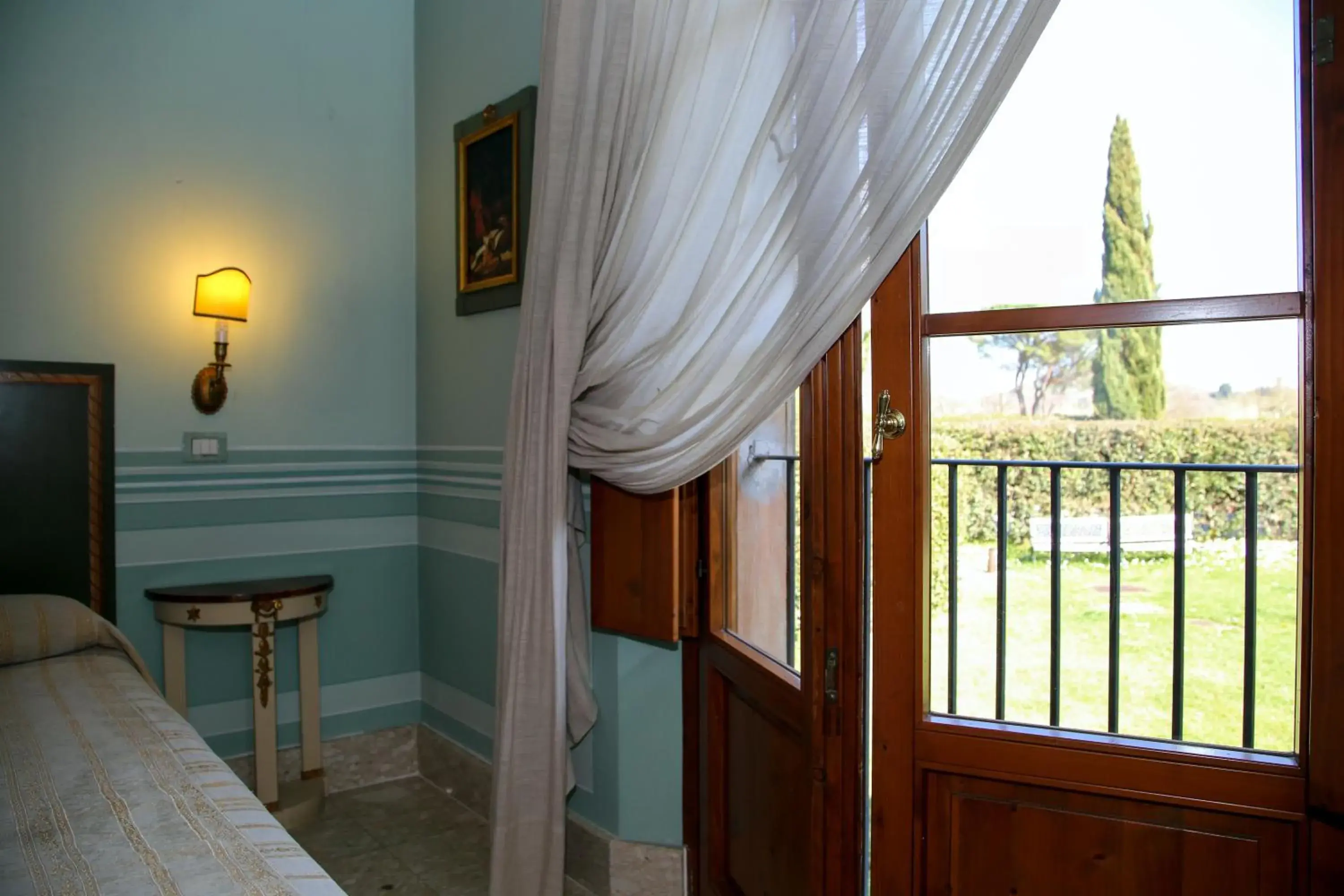 View (from property/room), Bed in Il Piccolo Castello View (from property/room), Bed in Il Piccolo Castello