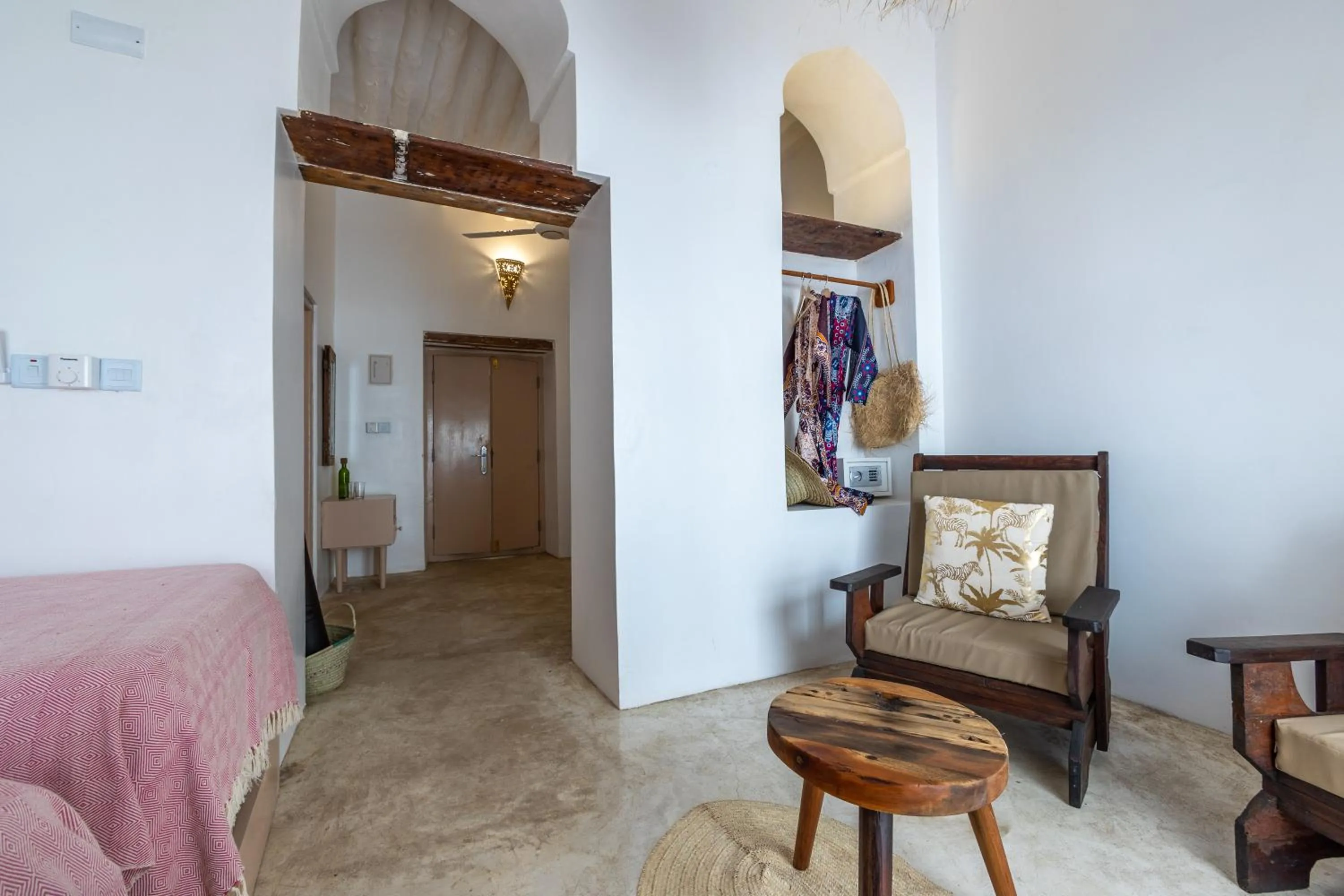 Seating area in Sharazad Wonders Boutique