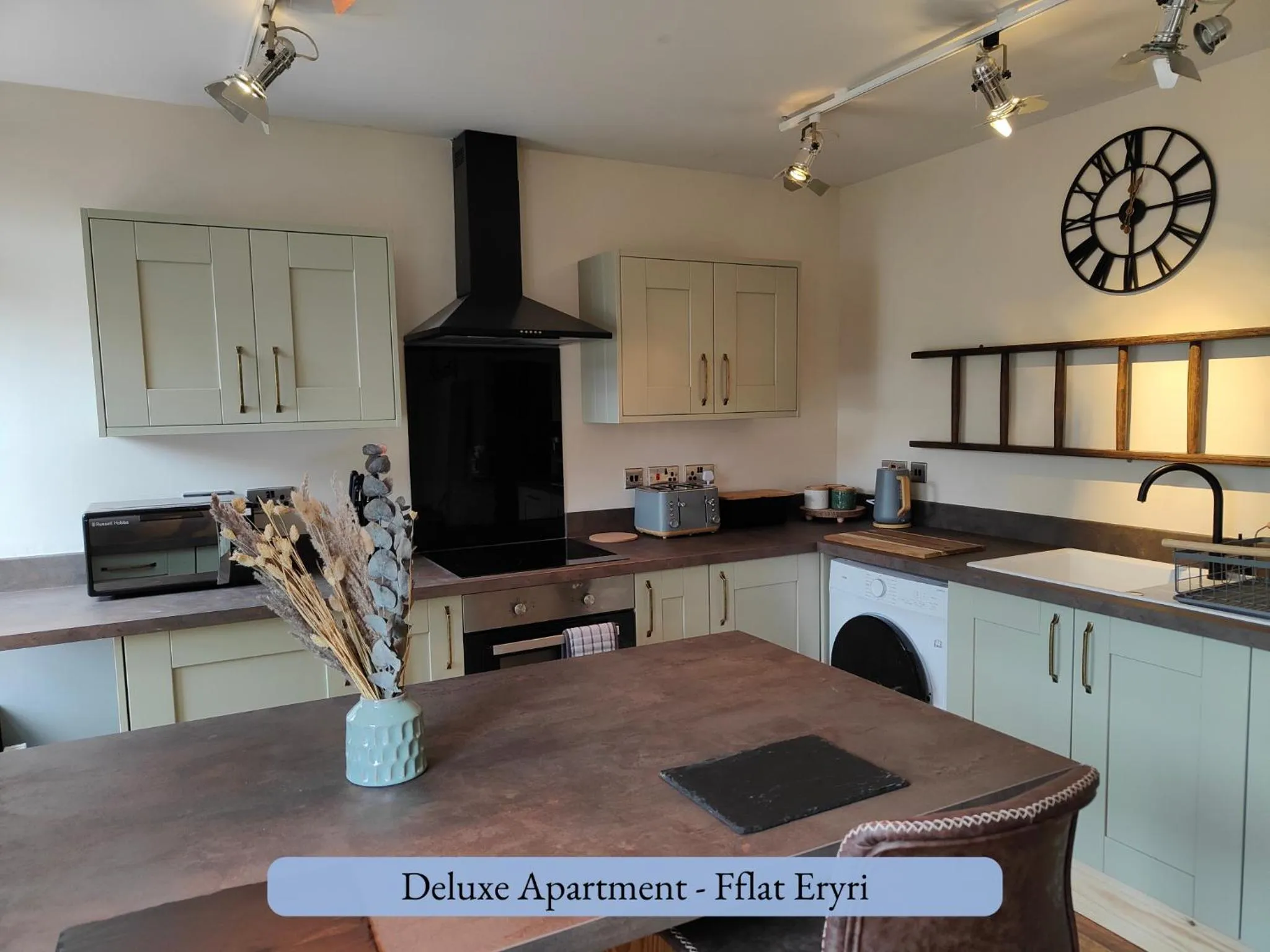 Kitchen or kitchenette in Llew Accommodation - The Townhouse