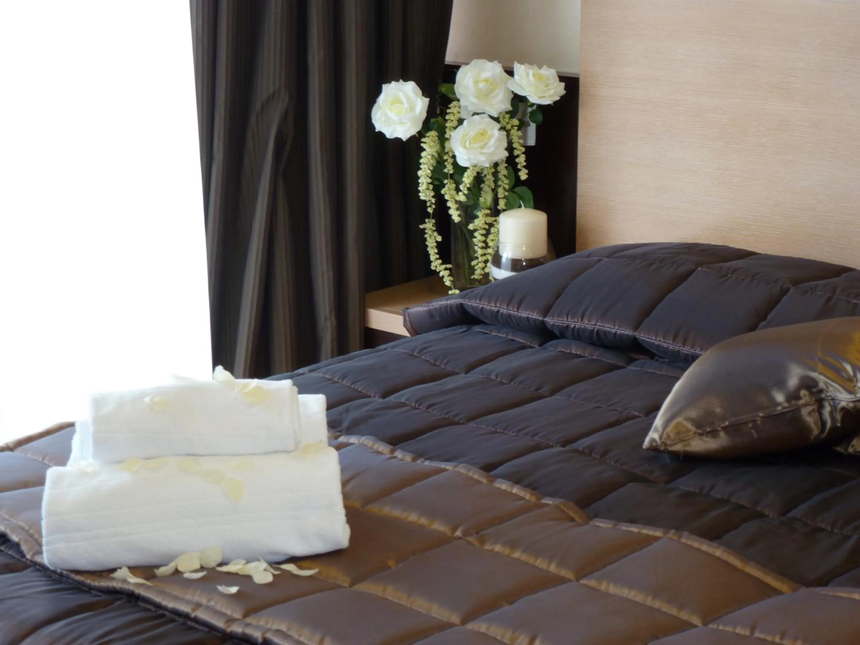 Bed in EH Rome Airport Euro House Hotels