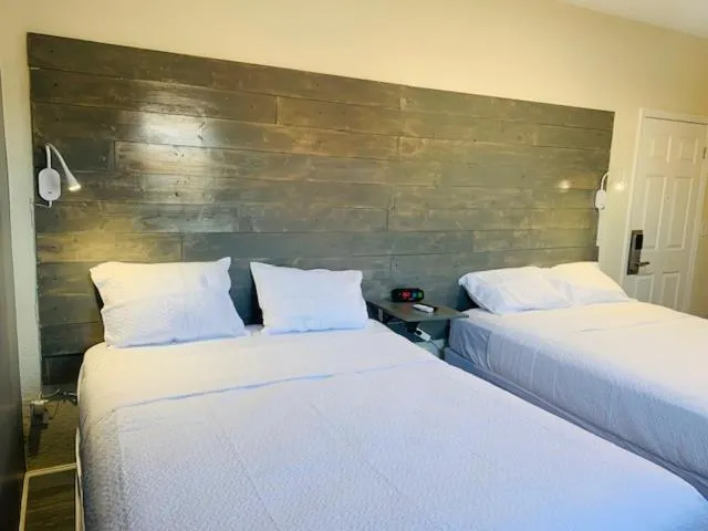 Bed in Cattlemen's Inn