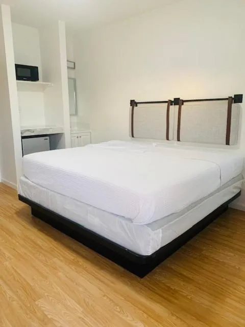 Bed in Cattlemen's Inn