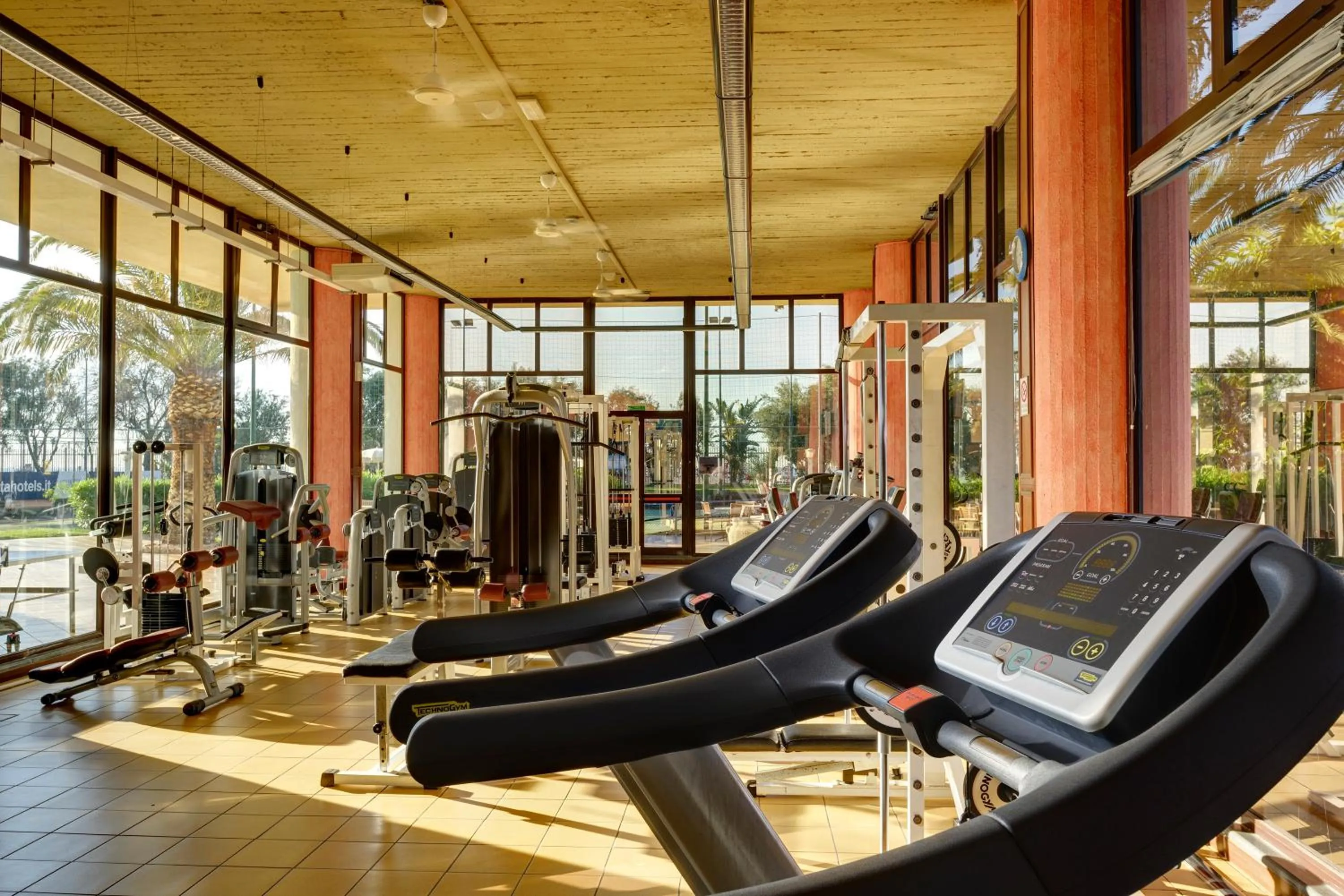 Fitness centre/facilities in UNA Hotels Naxos Beach Sicilia