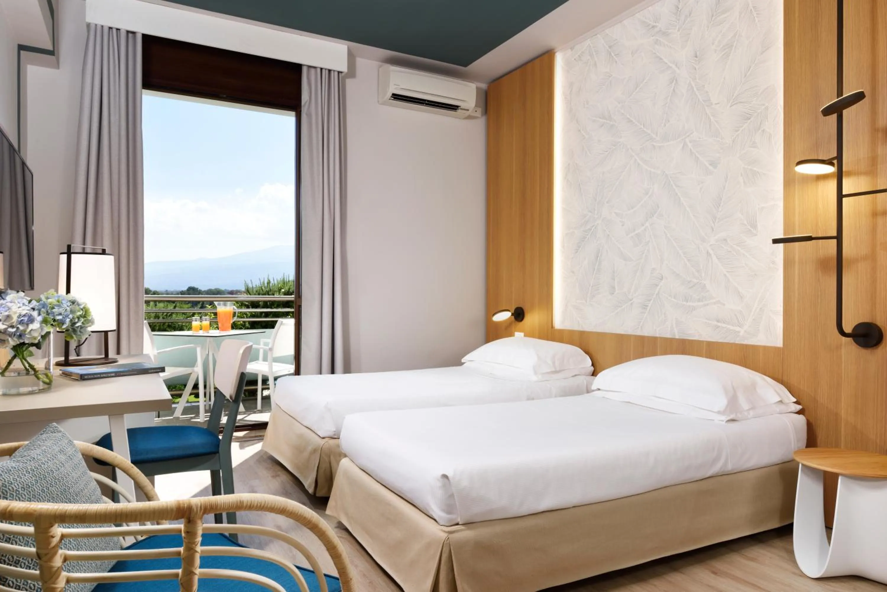 Bedroom, Bed in UNA Hotels Naxos Beach Sicilia