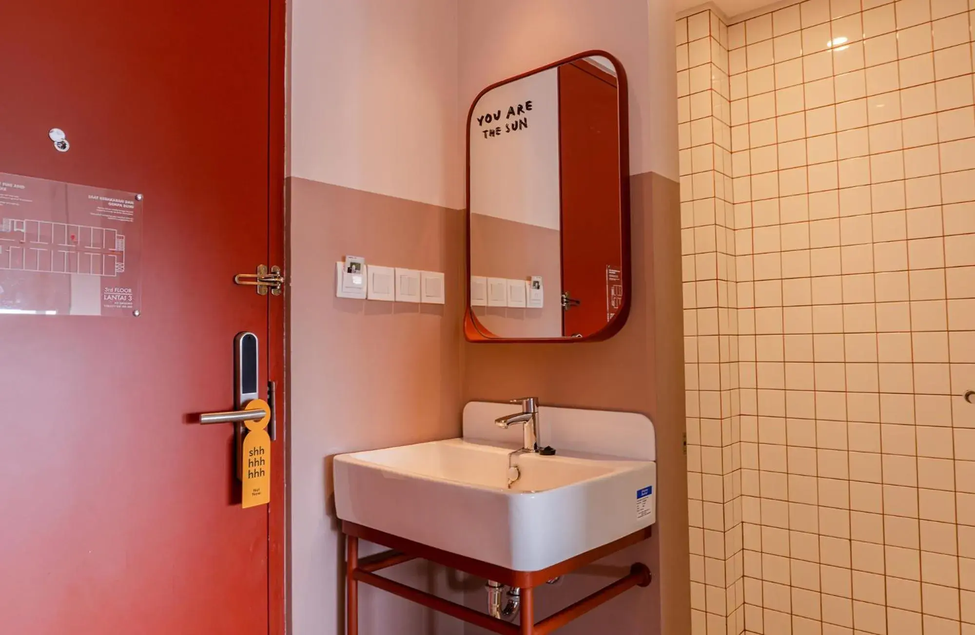 Bathroom in Kotta Hotel Semarang Bathroom in Kotta Hotel Semarang
