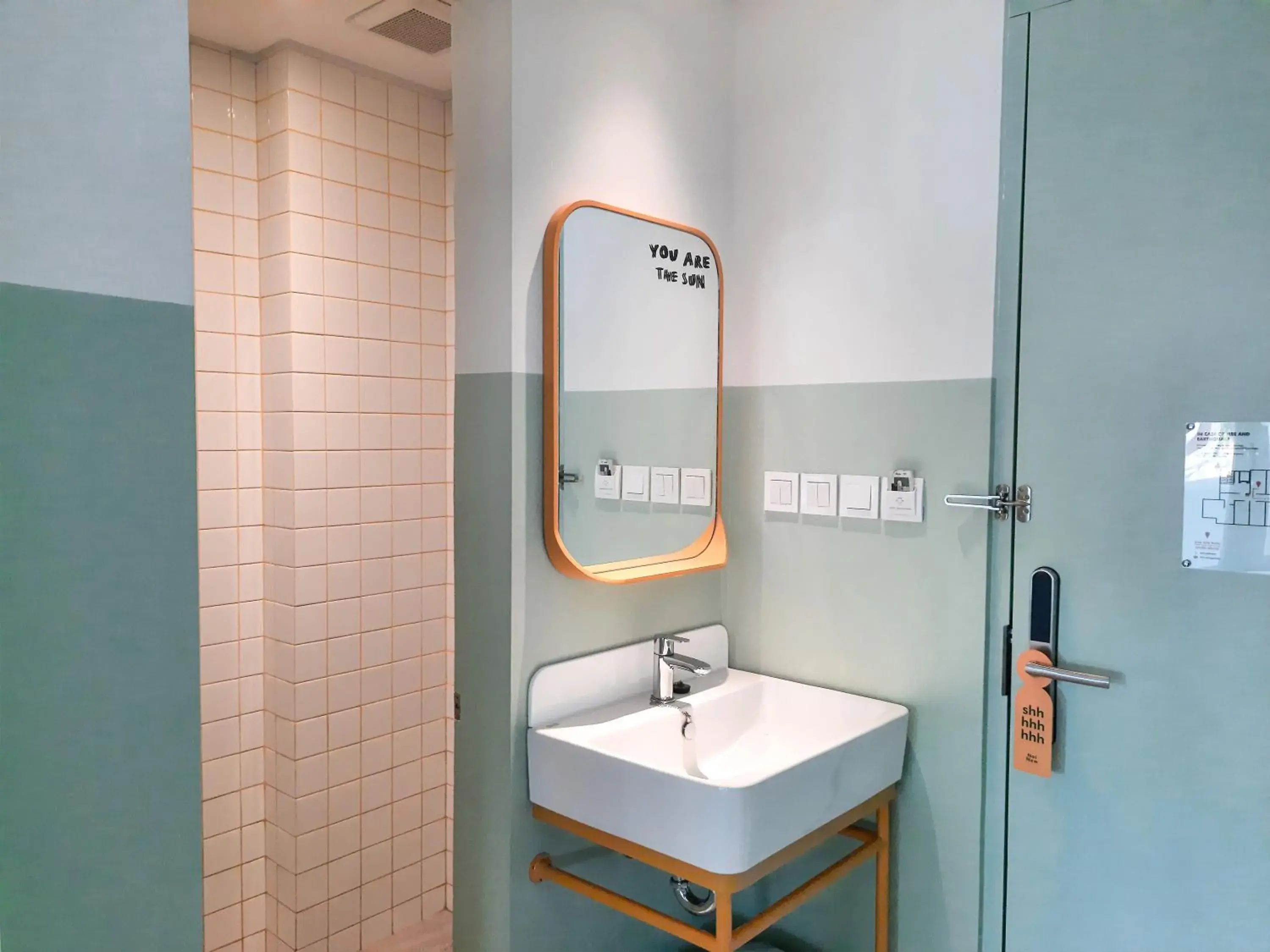 Bathroom in Kotta Hotel Semarang Bathroom in Kotta Hotel Semarang