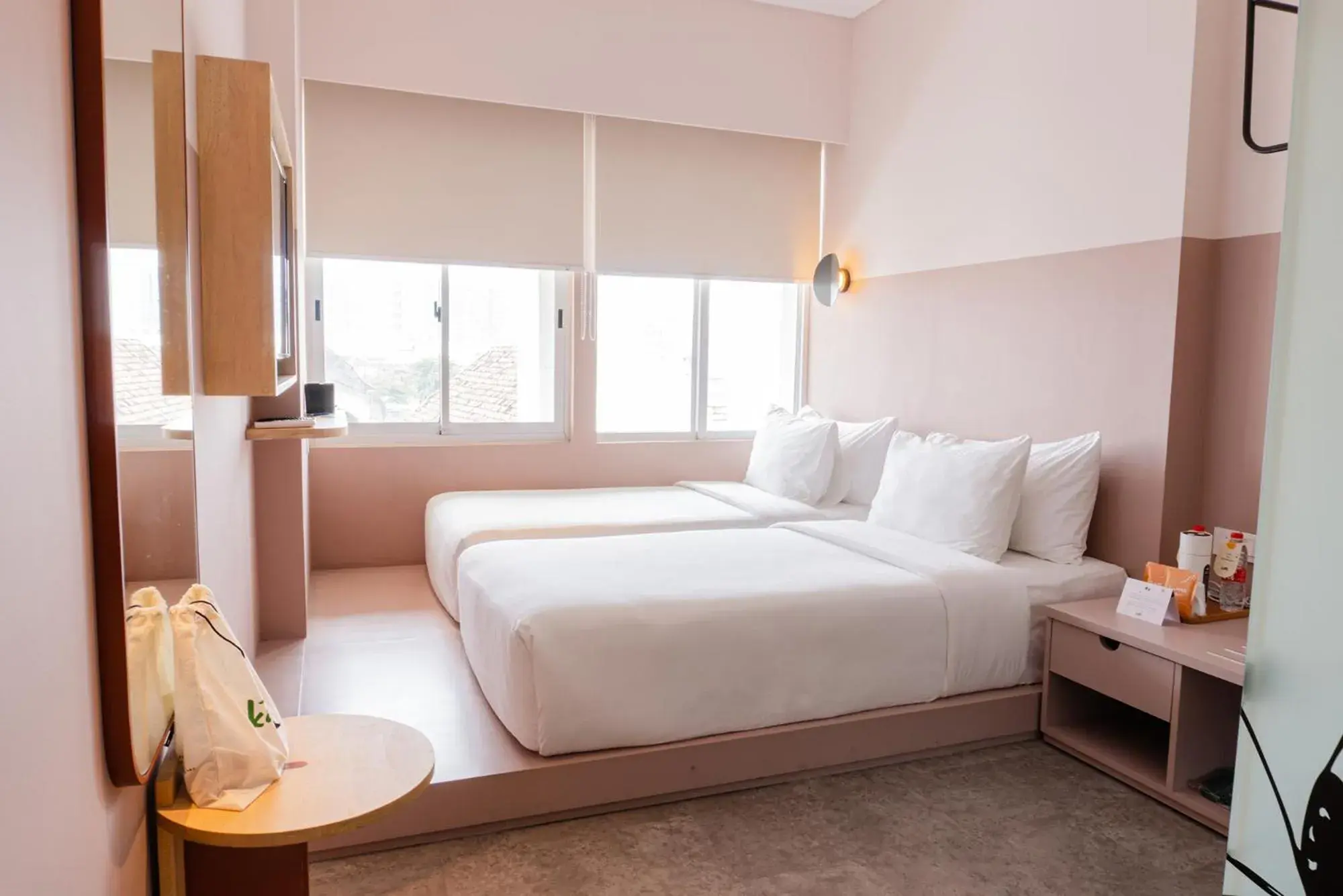 Twin Room in Kotta Hotel Semarang Twin Room in Kotta Hotel Semarang