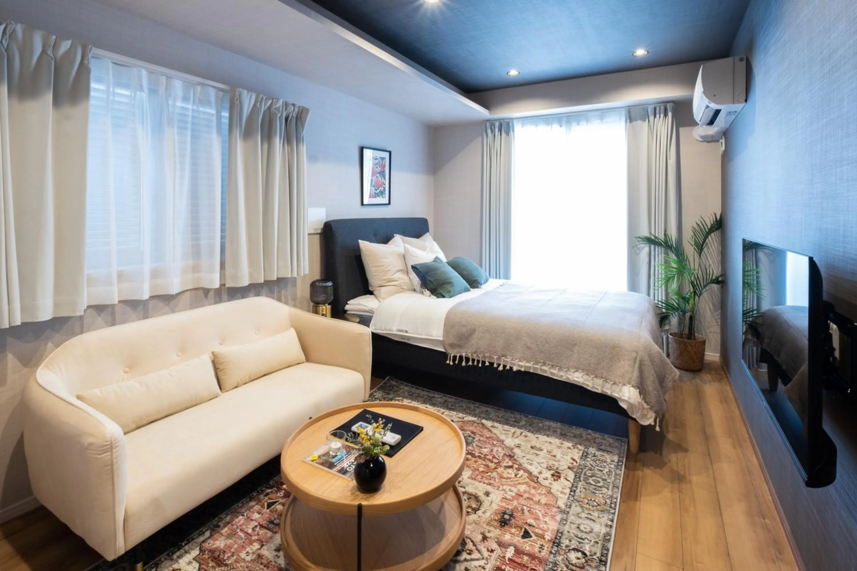 Bed in Ken's Place麻布East