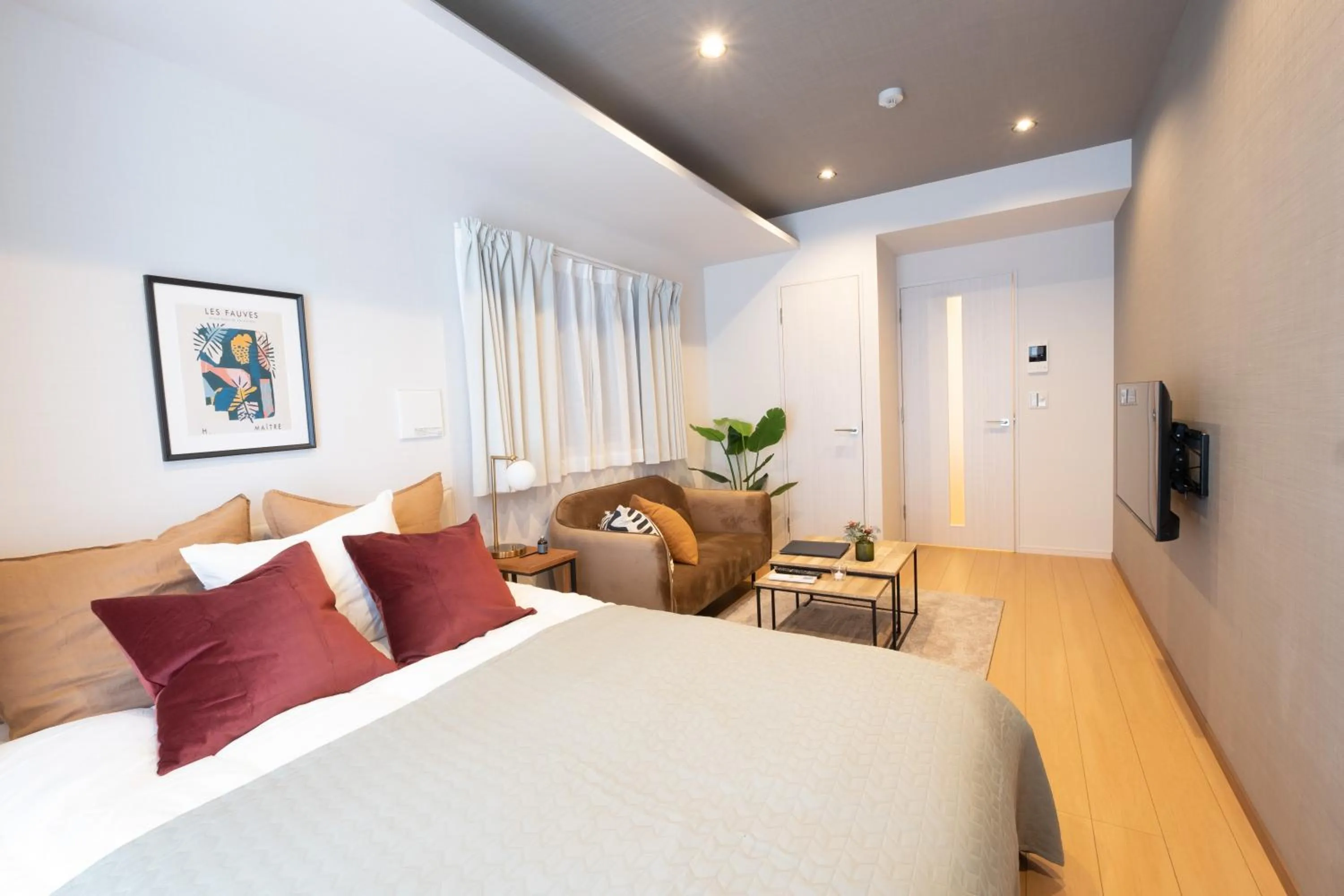 Photo of the whole room, Bed in Ken's Place麻布East
