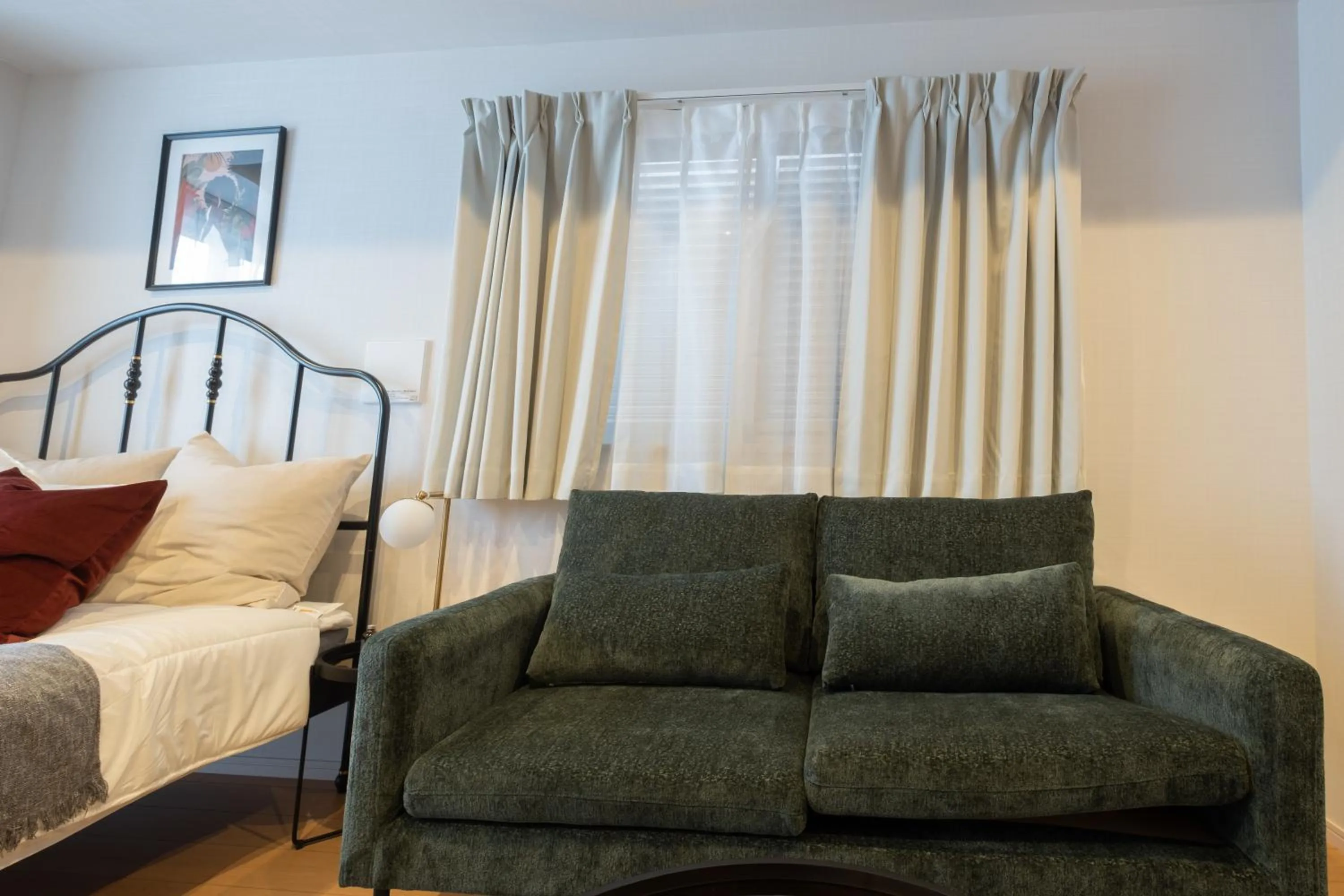 Bed in Ken's Place麻布East