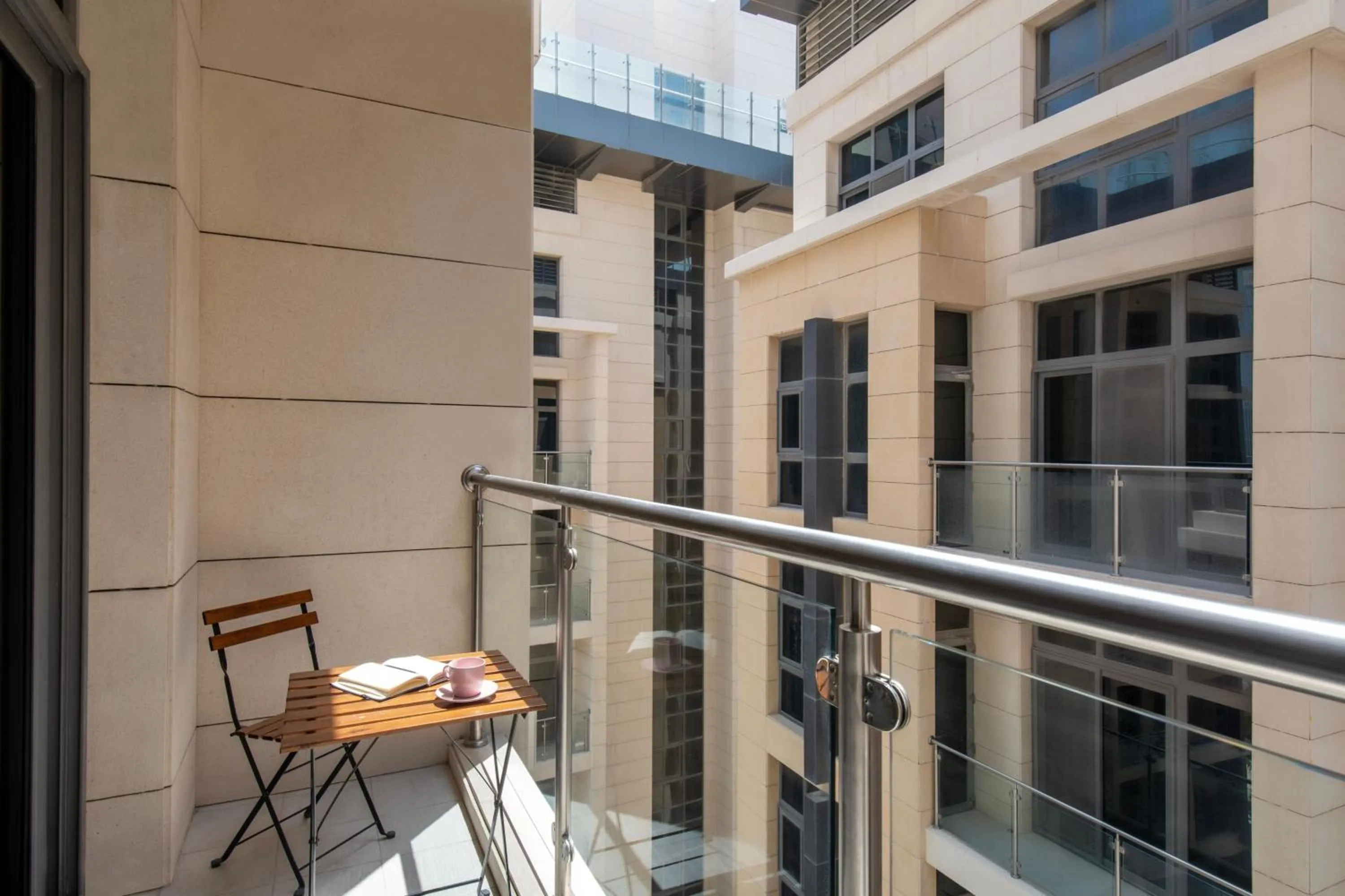 Bedroom in Marriott Executive Apartments Doha, Le Mirage City Walk