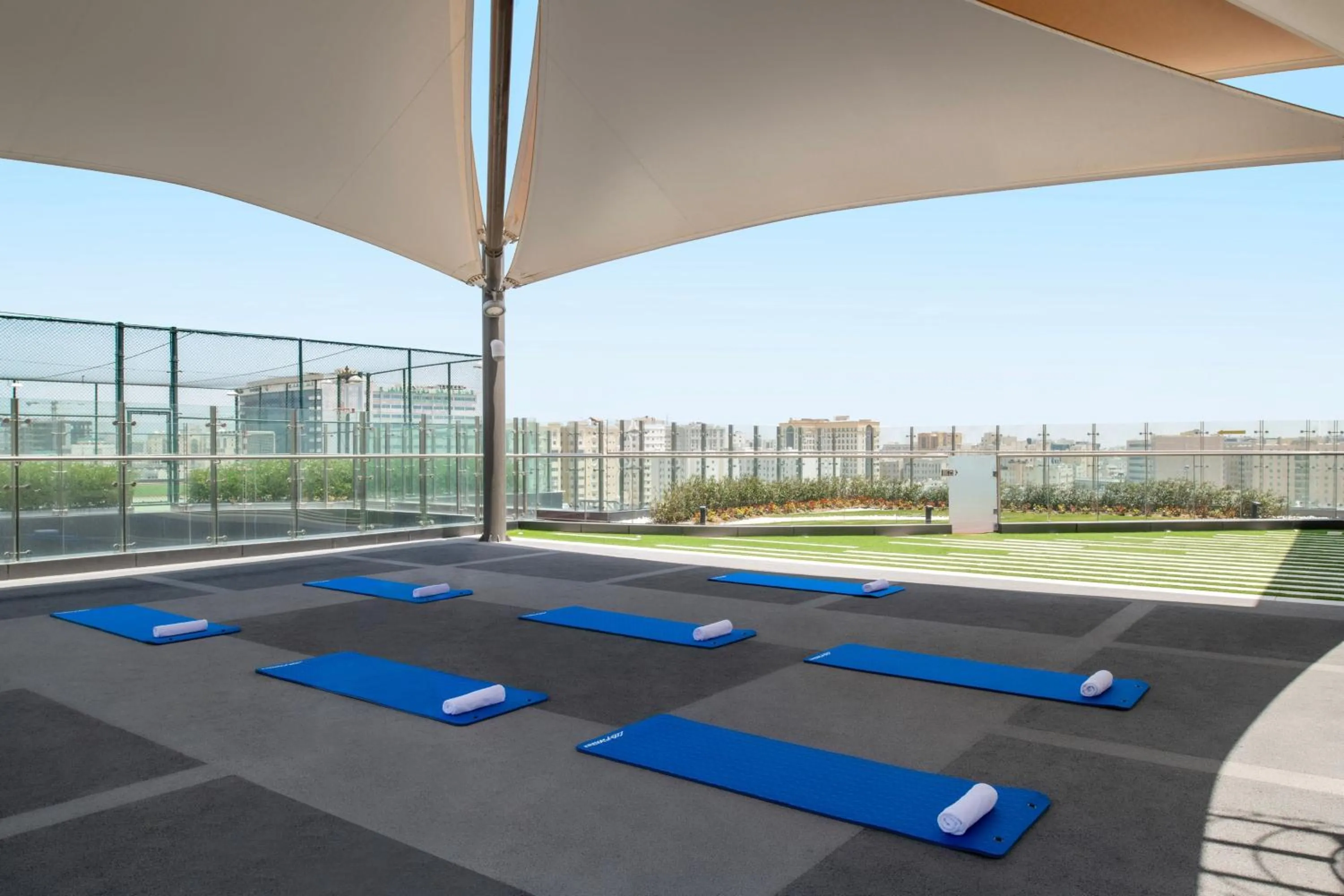 Fitness centre/facilities in Marriott Executive Apartments Doha, Le Mirage City Walk