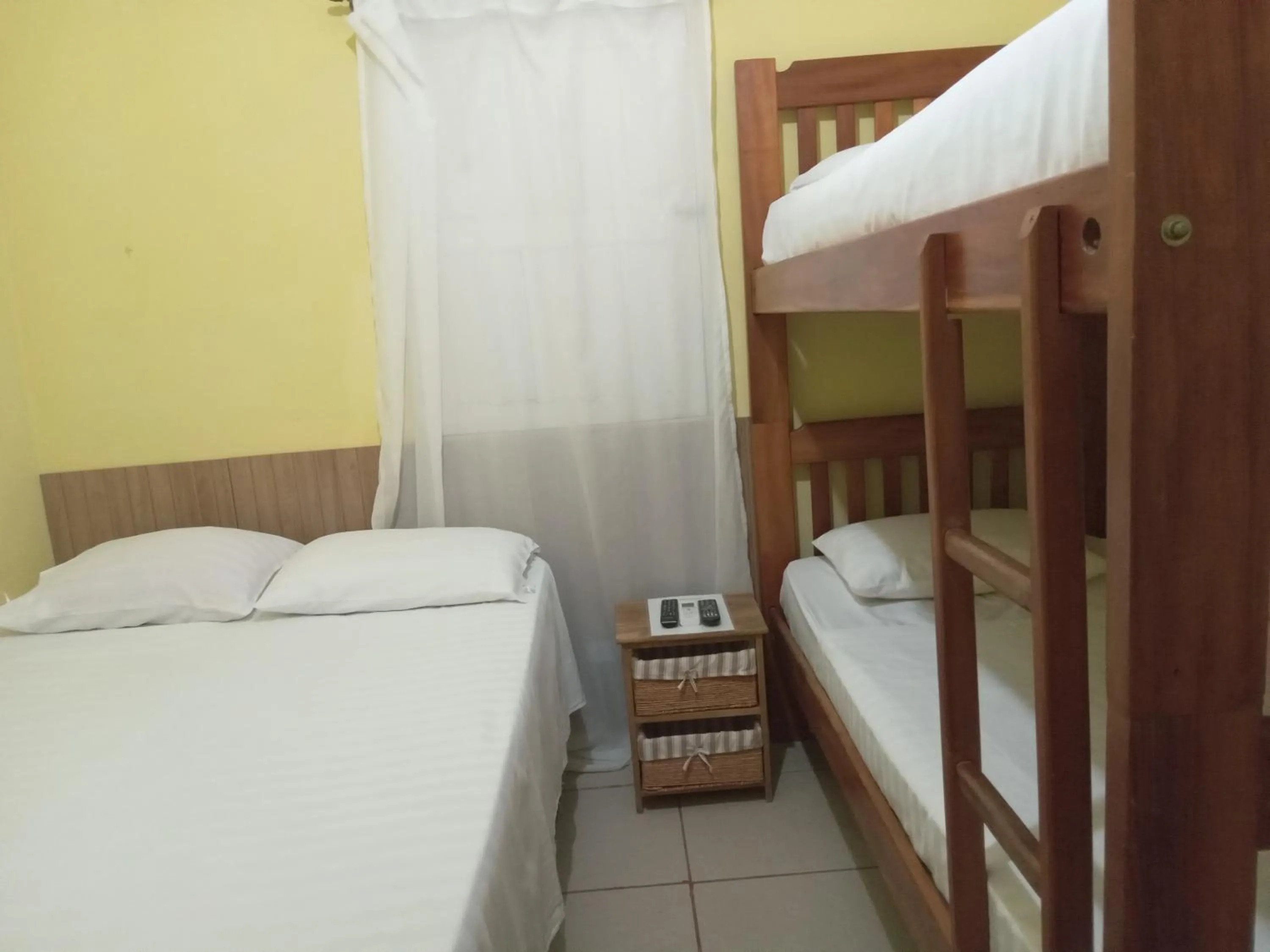Bed in Pousada Villas Colossos