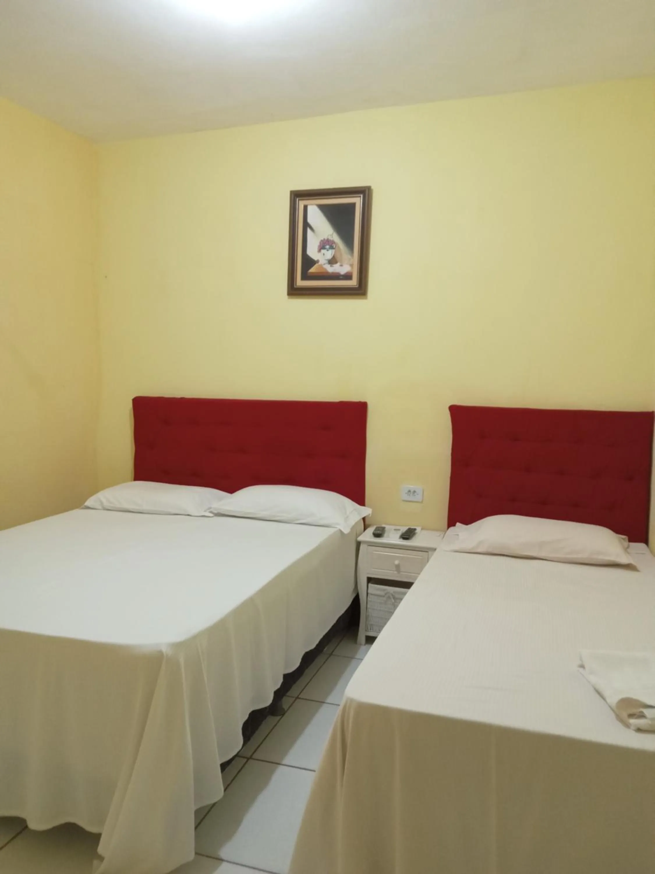 Bed in Pousada Villas Colossos