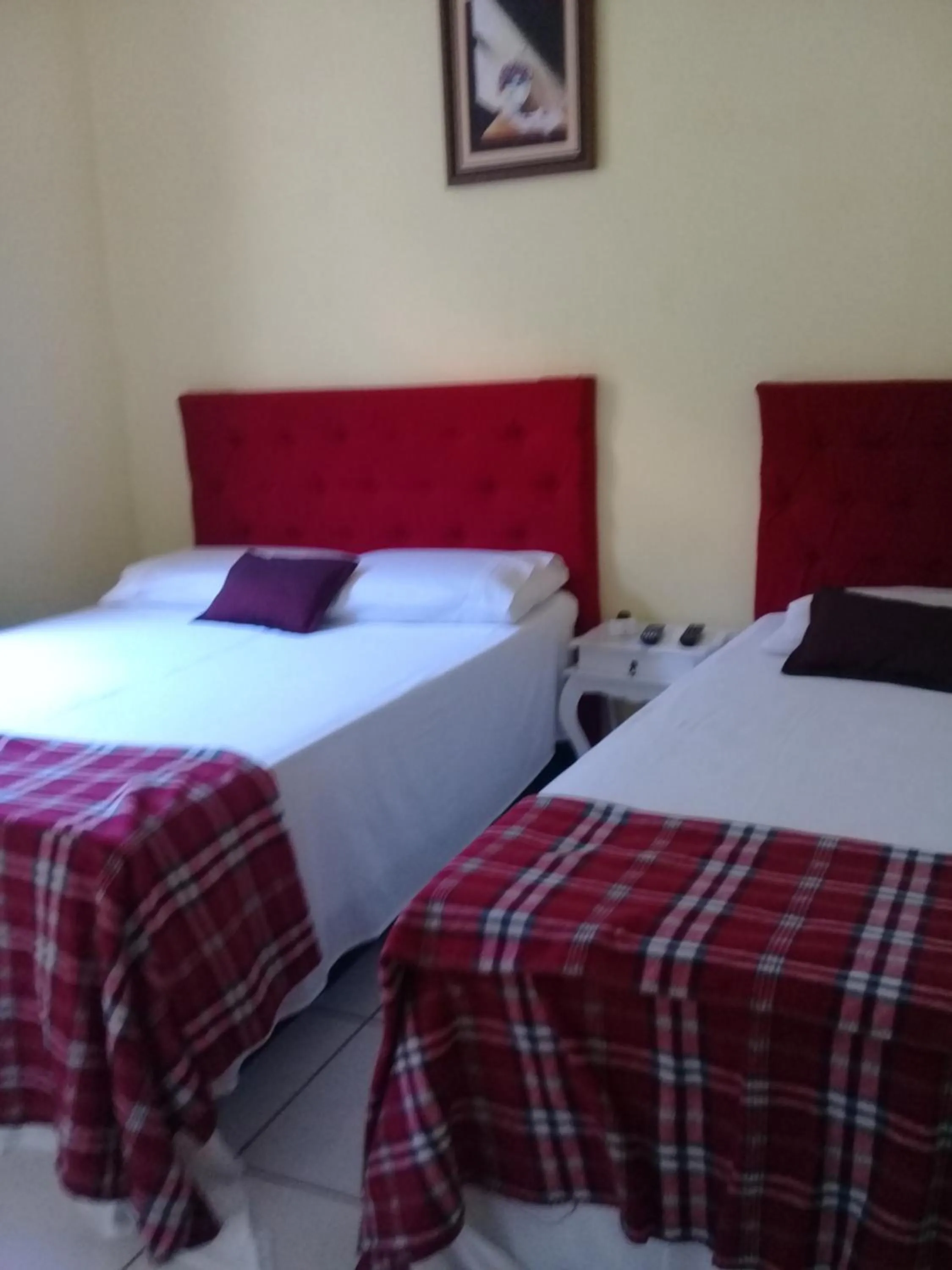 Bed in Pousada Villas Colossos