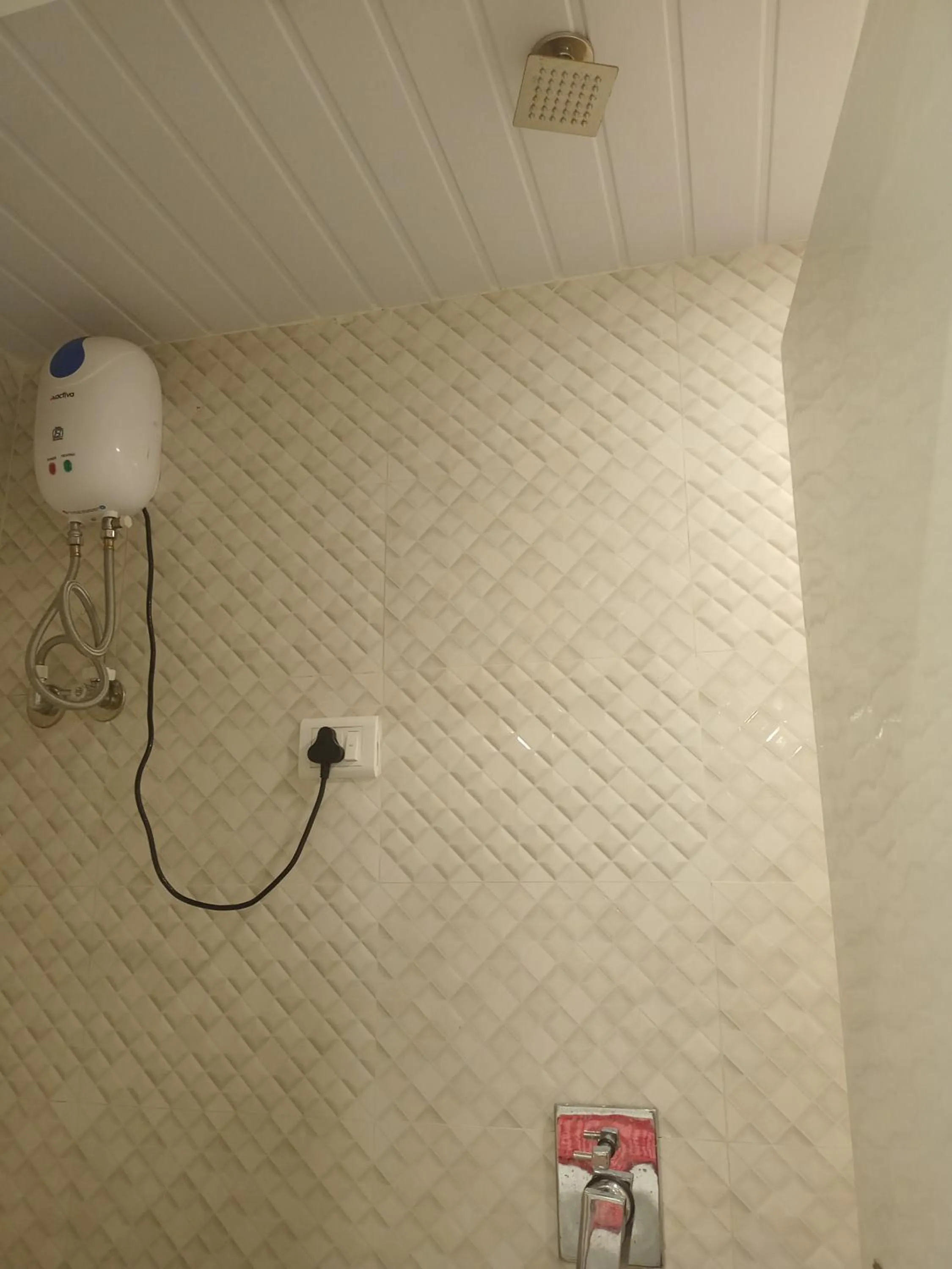 Shower in Hotel Geetanjali St Bus Stand Panvel