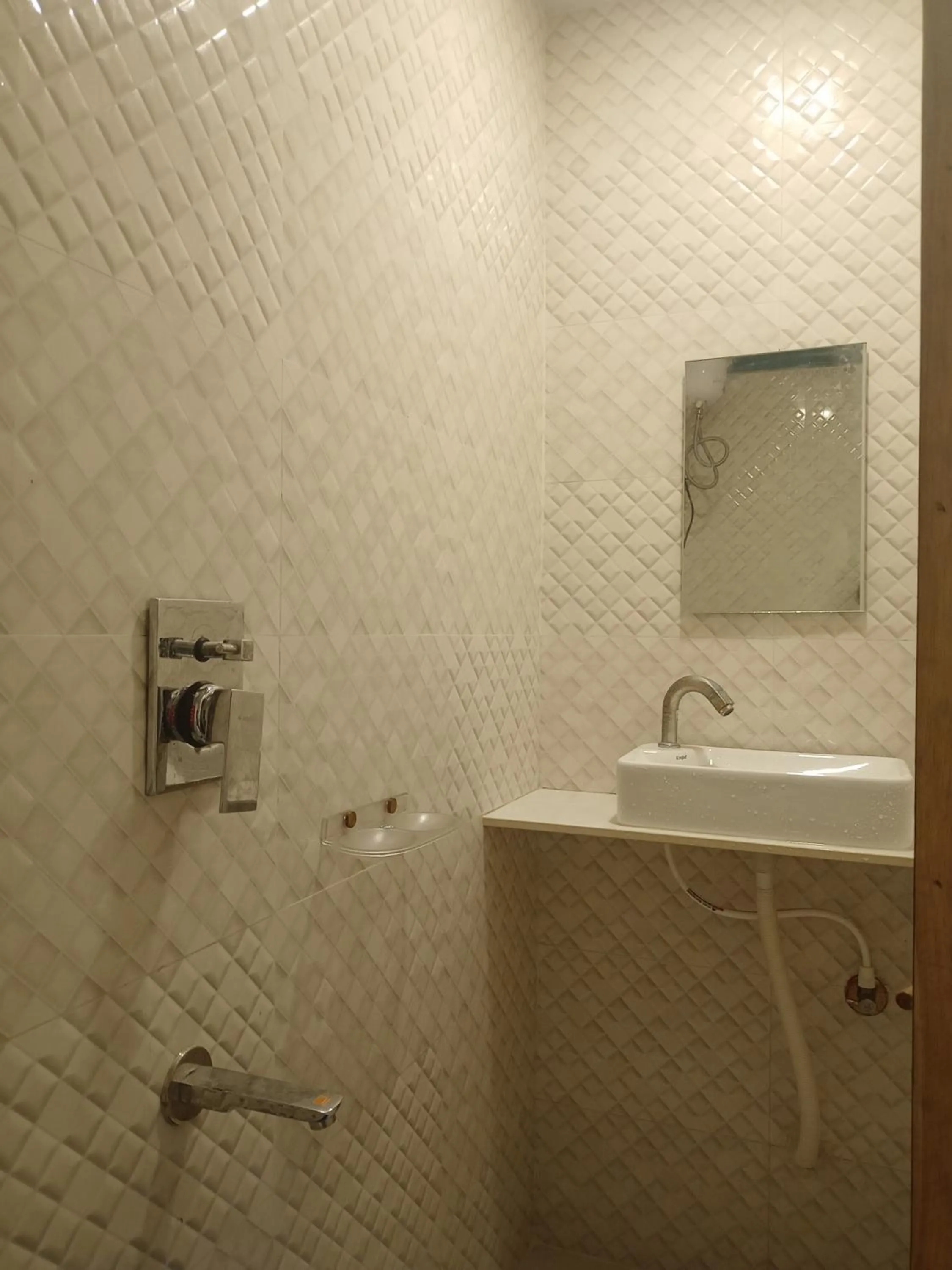 Shower in Hotel Geetanjali St Bus Stand Panvel