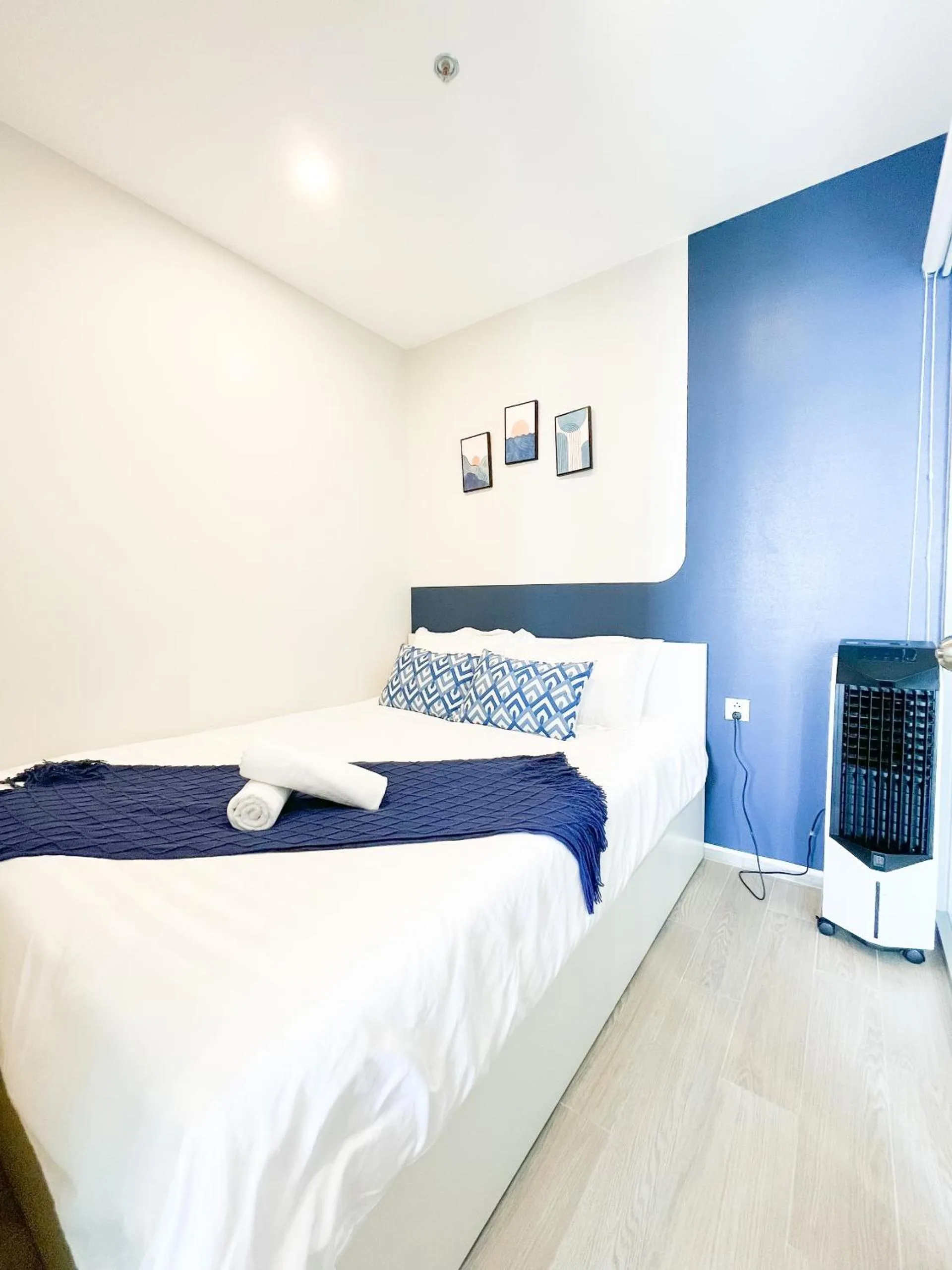 Bedroom, Bed in The Sóng Apartment Vũng Tàu - Mita House