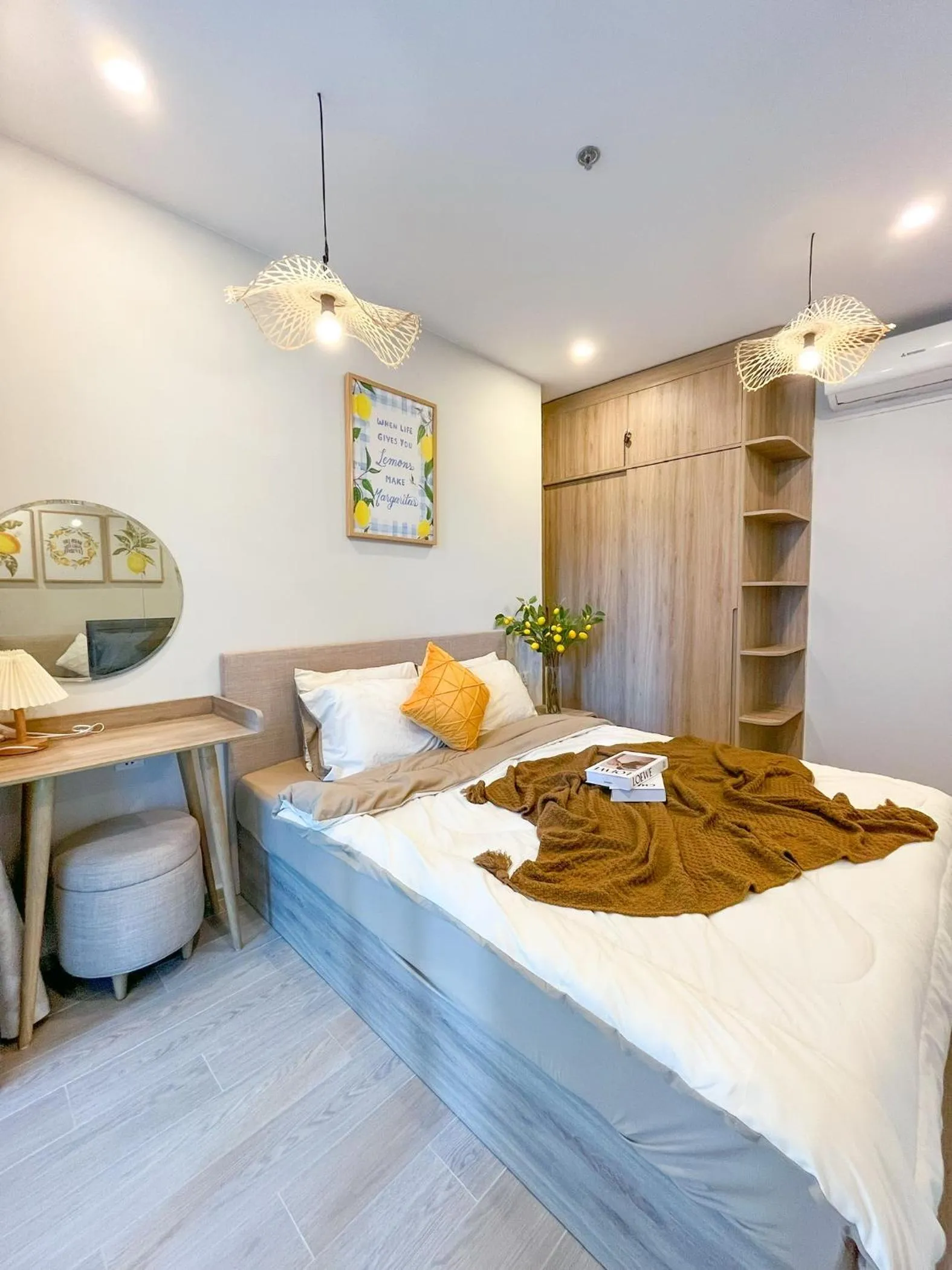 Bed in The Sóng Apartment Vũng Tàu - Mita House