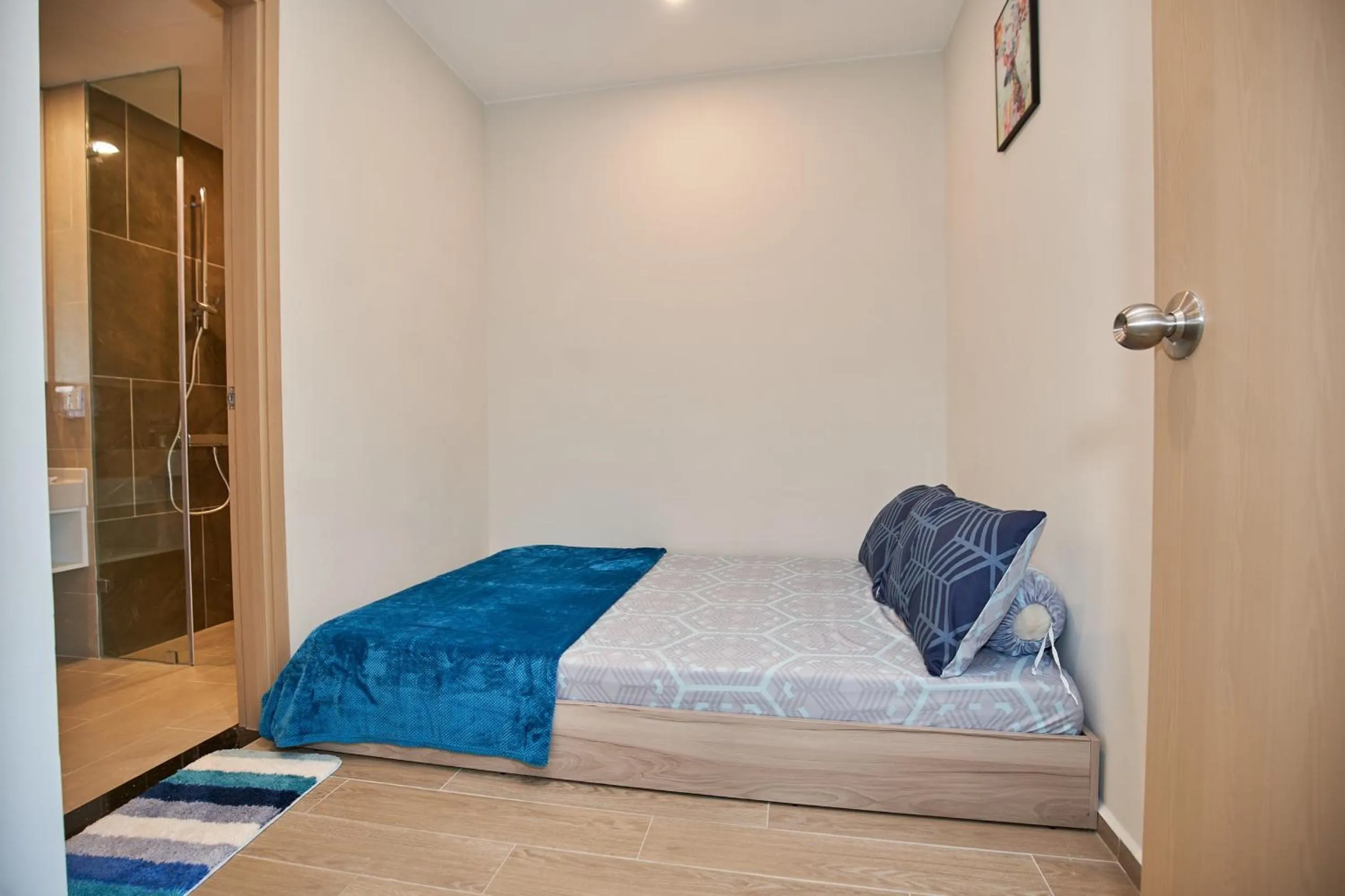 Bed in The Sóng Apartment Vũng Tàu - Mita House