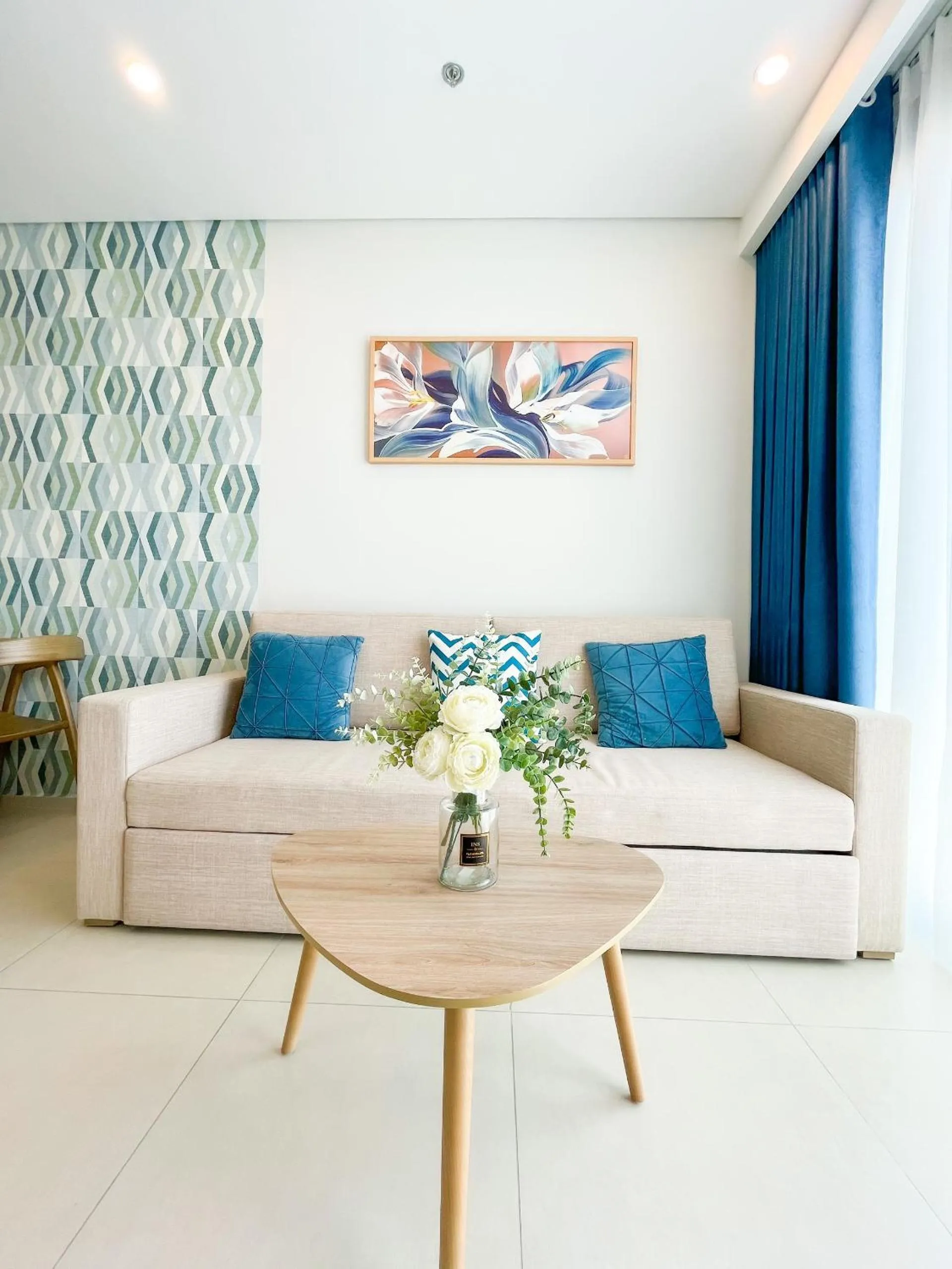 Living room in The Sóng Apartment Vũng Tàu - Mita House