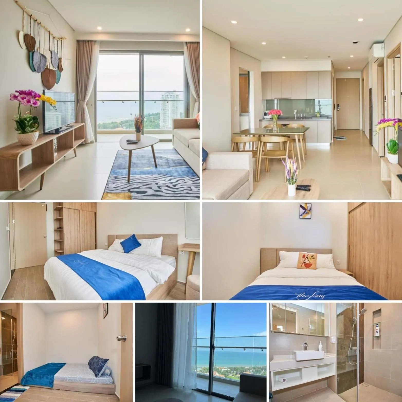 Photo of the whole room, Bed in The Sóng Apartment Vũng Tàu - Mita House