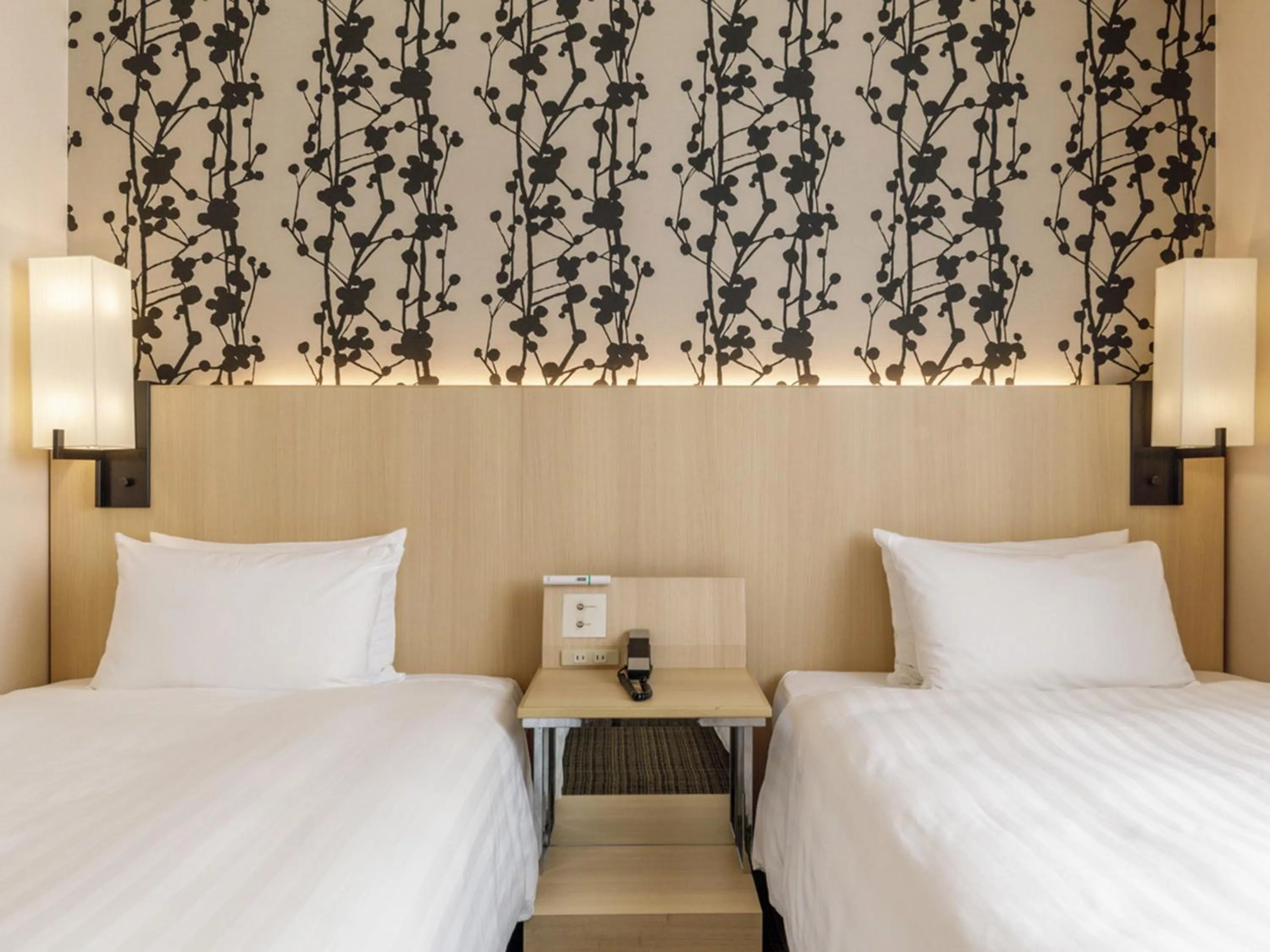 Photo of the whole room, Bed in Nishitetsu Resort Inn Beppu