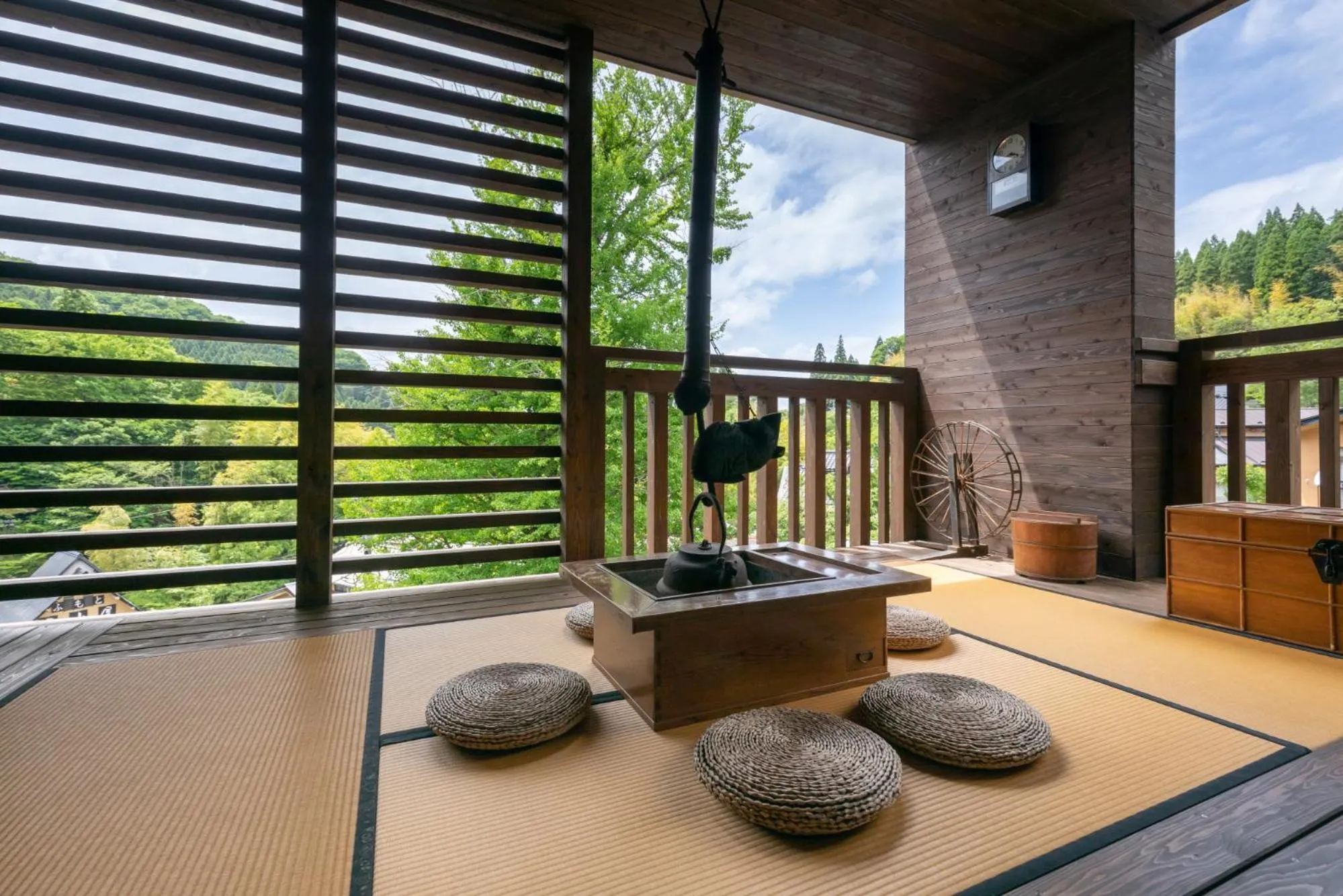 Balcony/Terrace in Ryokan Nanjoen