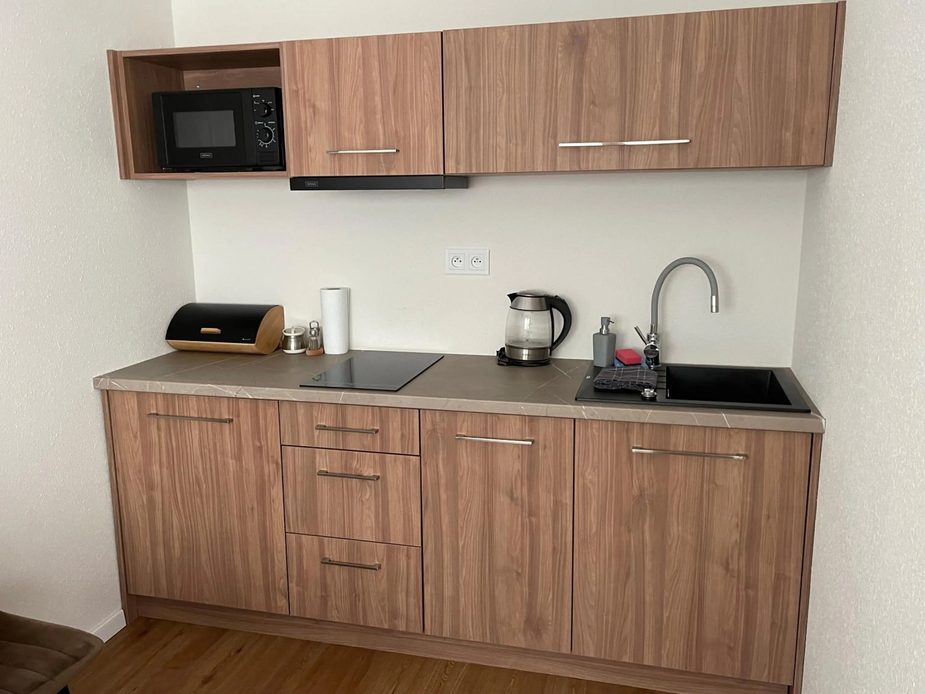 Kitchen or kitchenette in Apartmotel ANROE