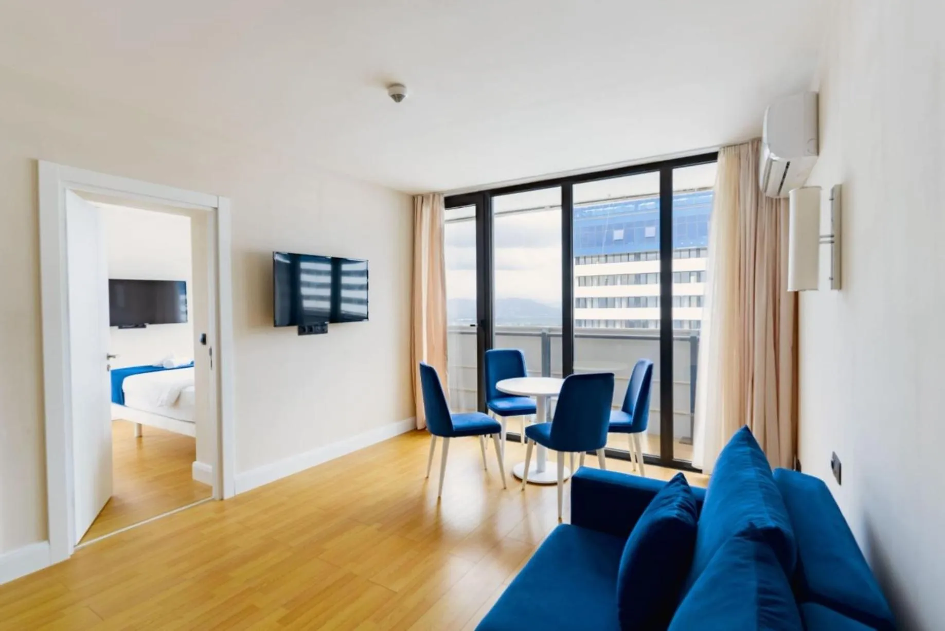 TV and multimedia in Elegance Sea View Aparthotel In Orbi City Batumi