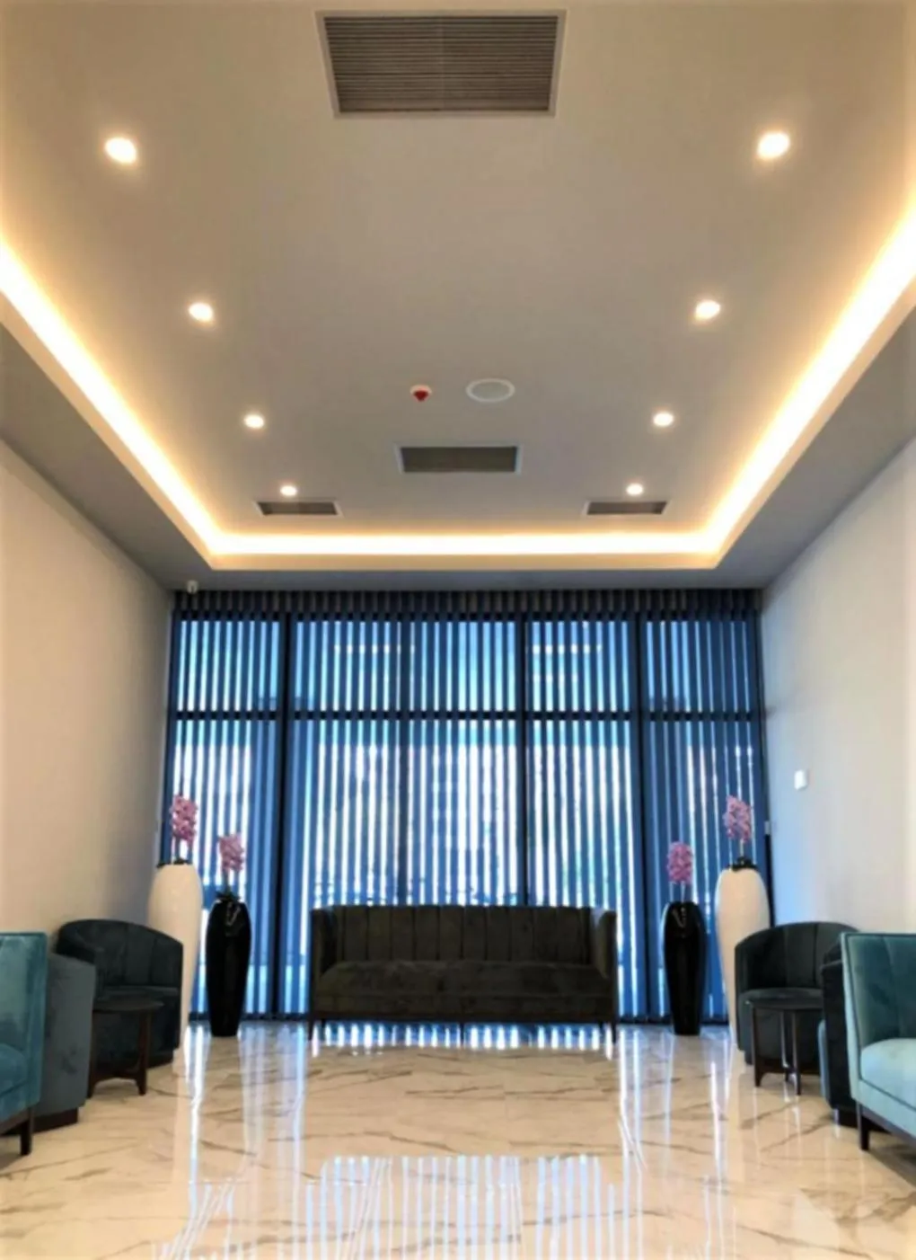 Living room in Elegance Sea View Aparthotel In Orbi City Batumi