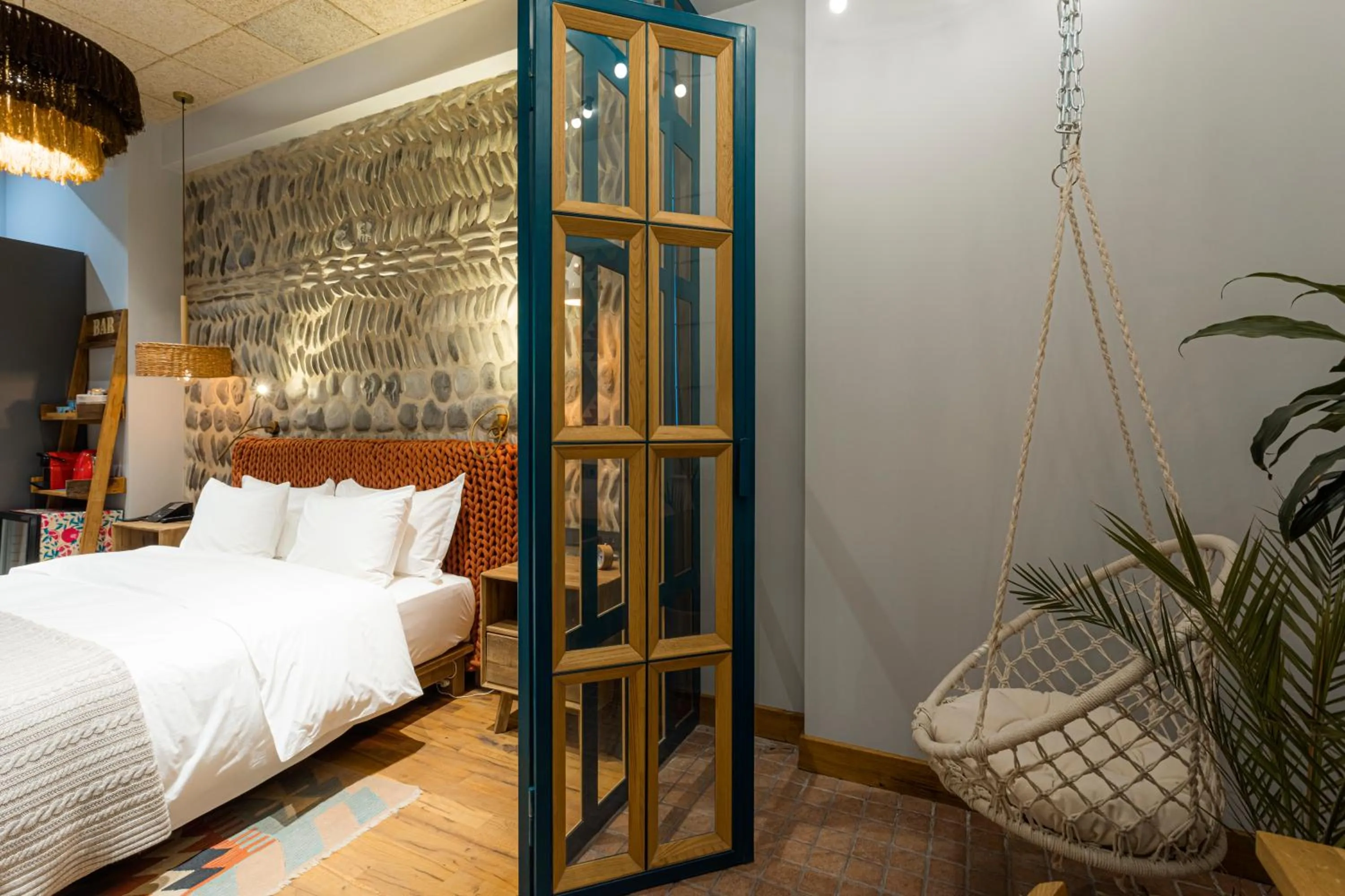 Bed in Khedi Hotel Tbilisi