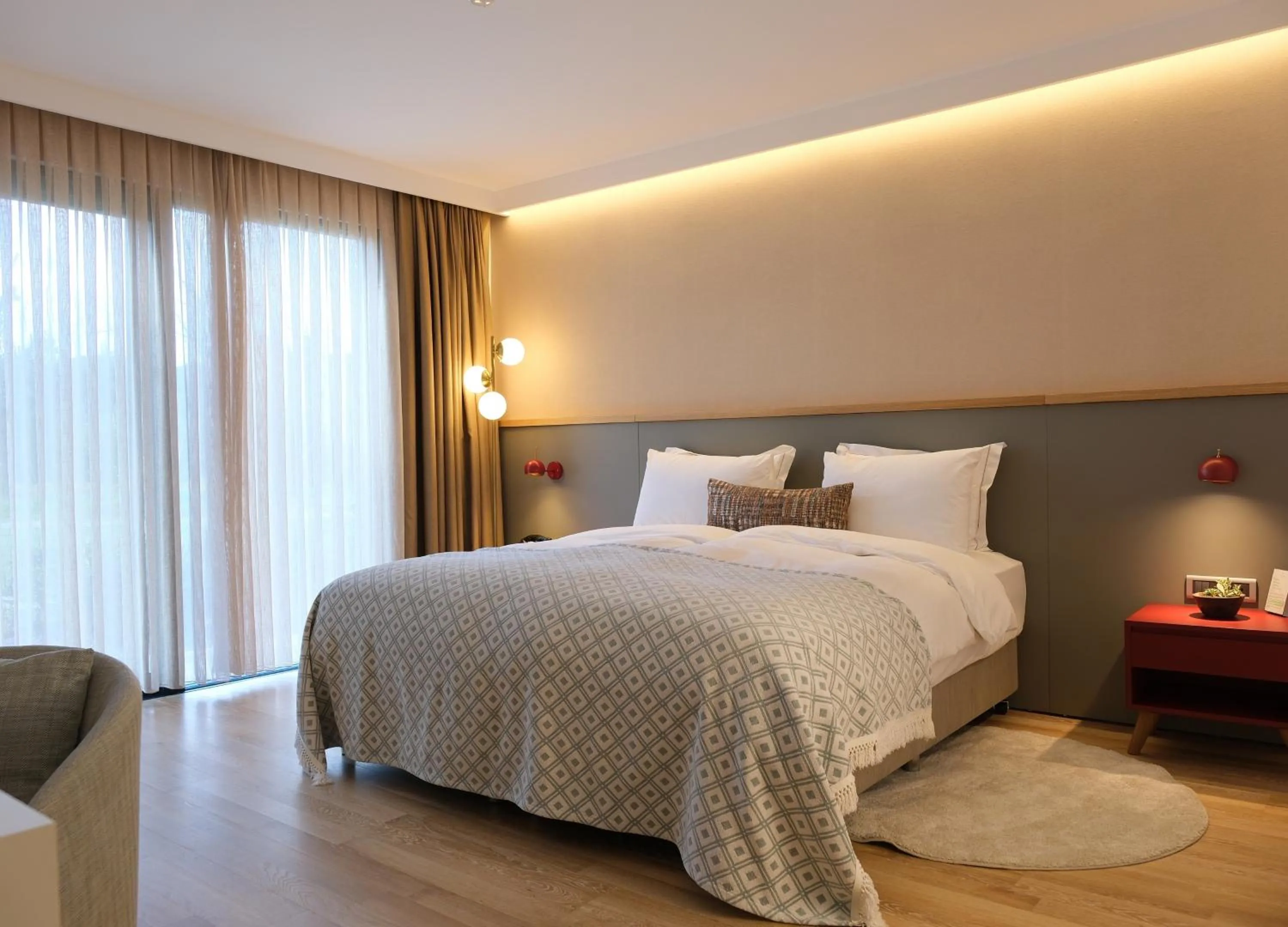 Bedroom, Bed in Pınar Otel