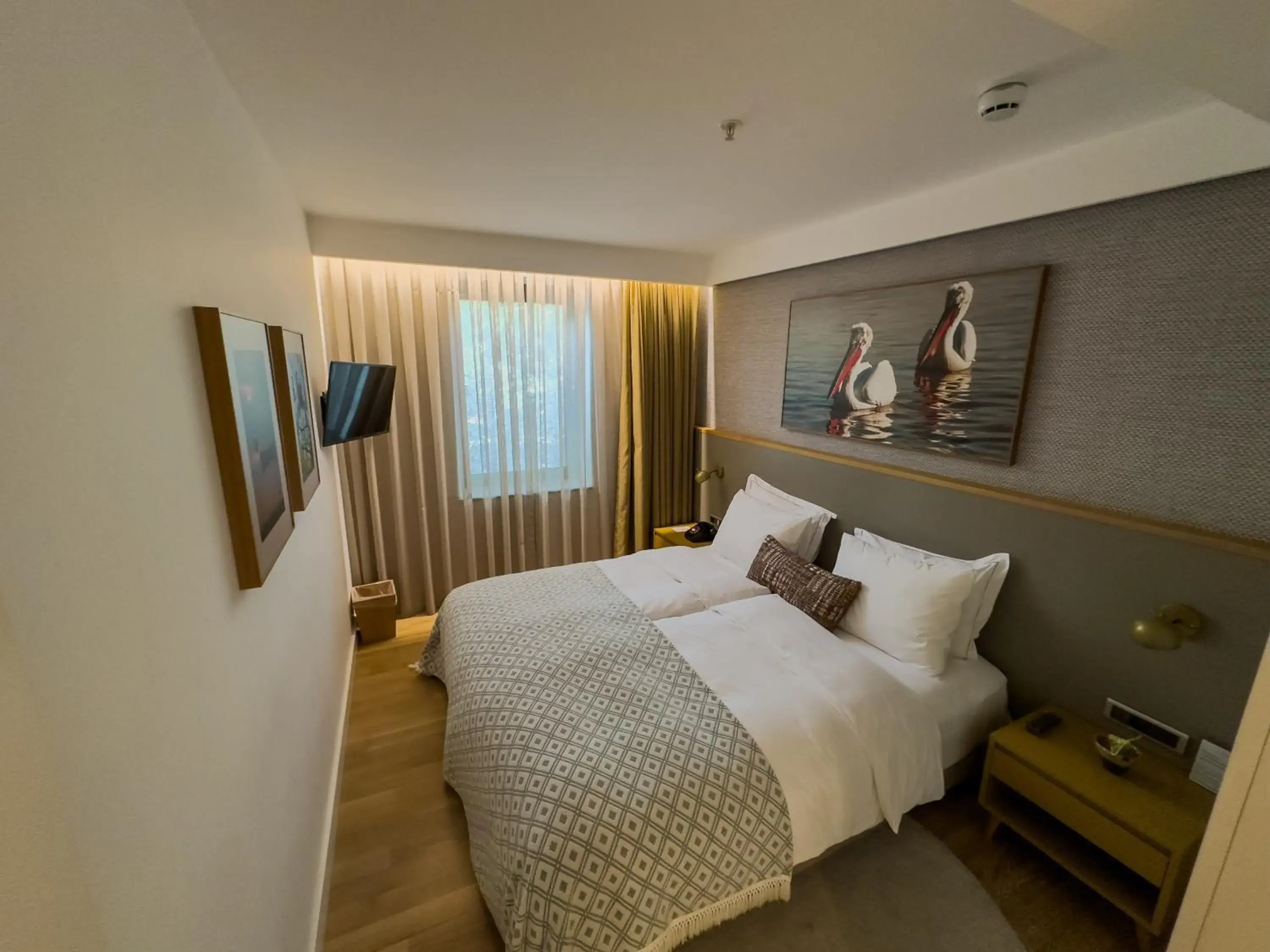 TV and multimedia, Bed in Pınar Otel TV and multimedia, Bed in Pınar Otel