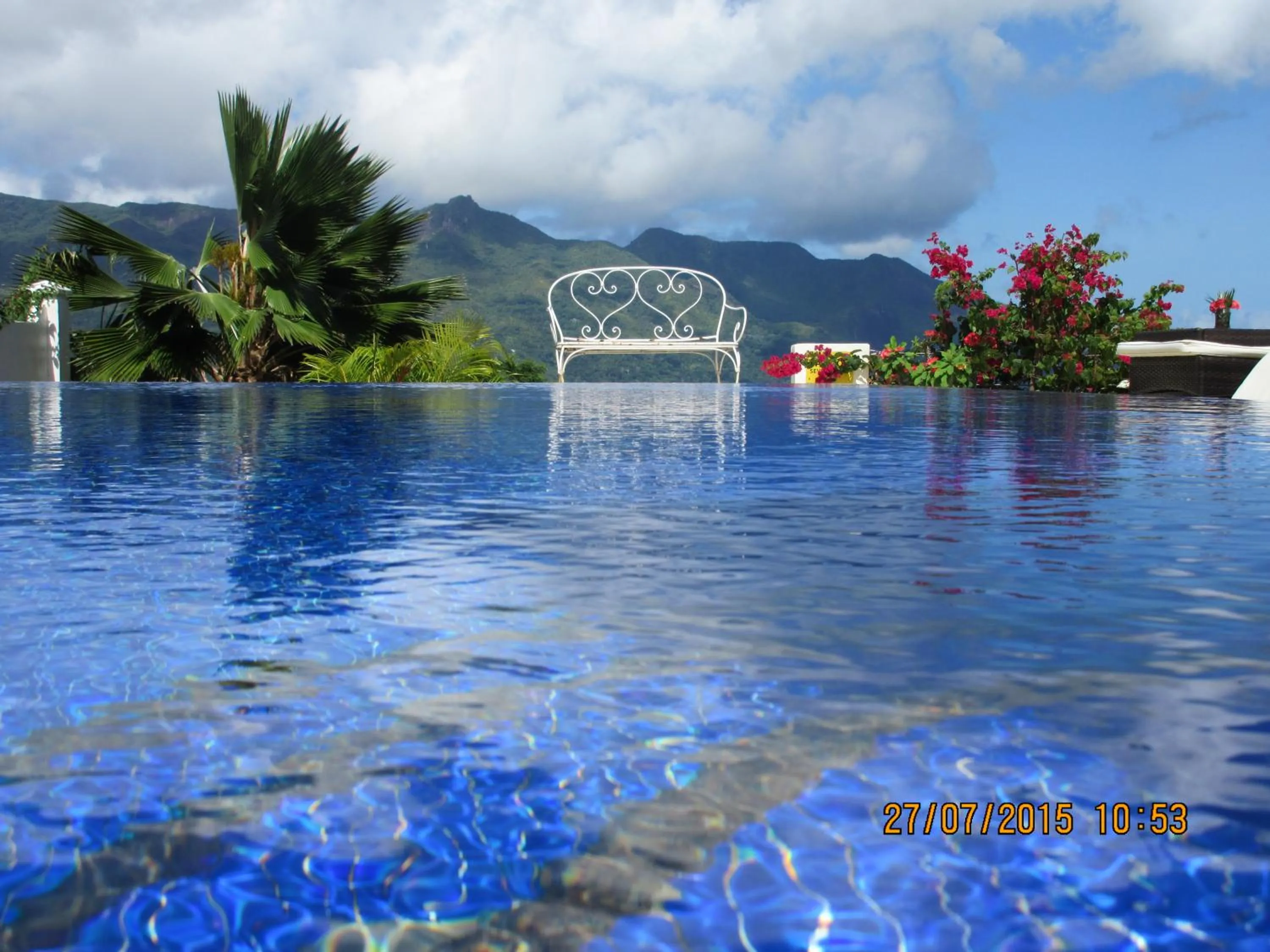 Swimming pool in Petit Amour Villa, Seychelles