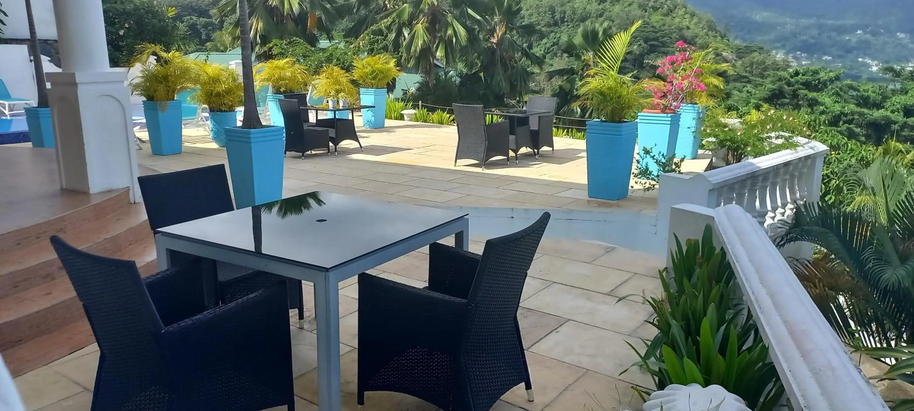 Balcony/Terrace in Petit Amour Villa, Seychelles