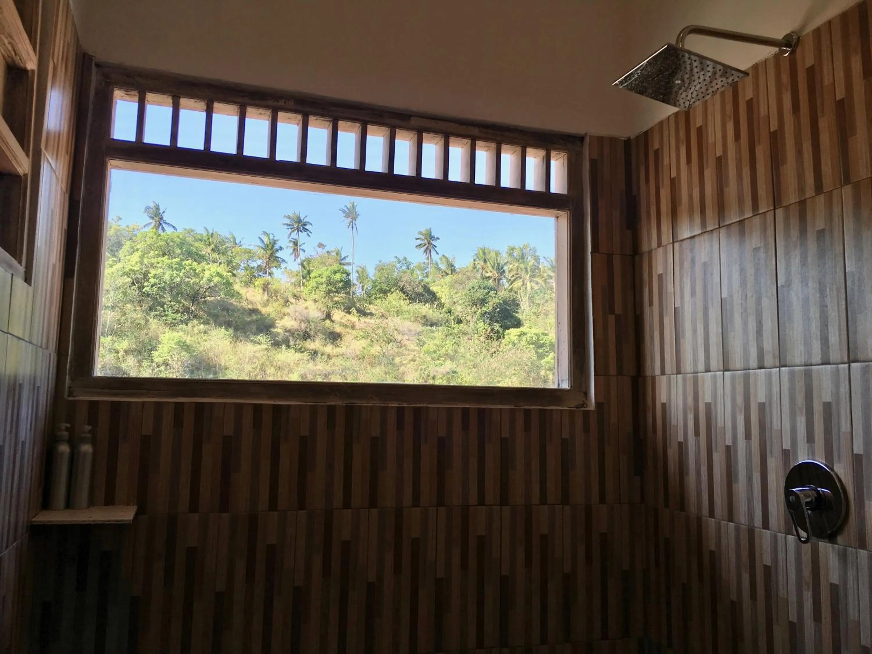 Shower in Namaste Bungalows Resort