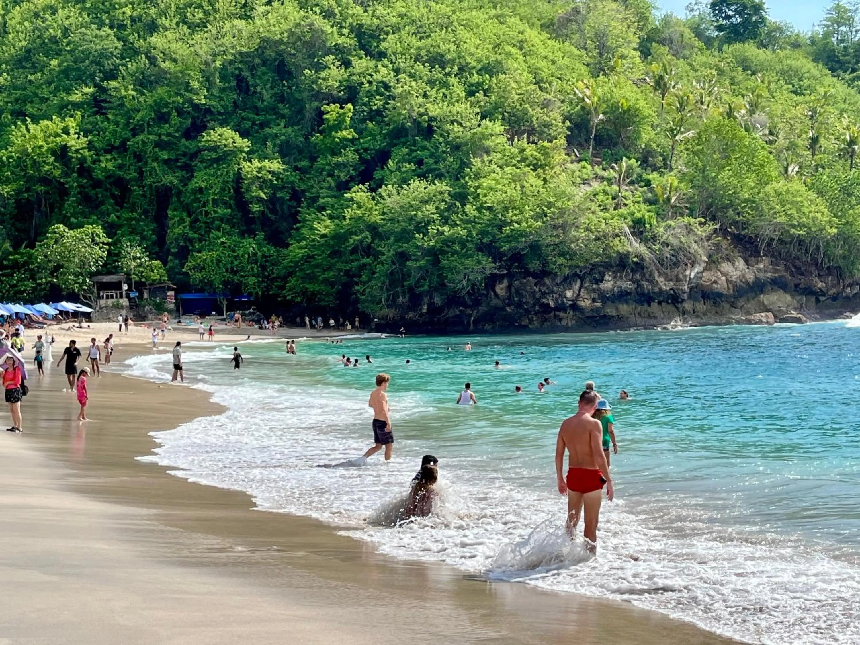 Beach in Namaste Bungalows Resort