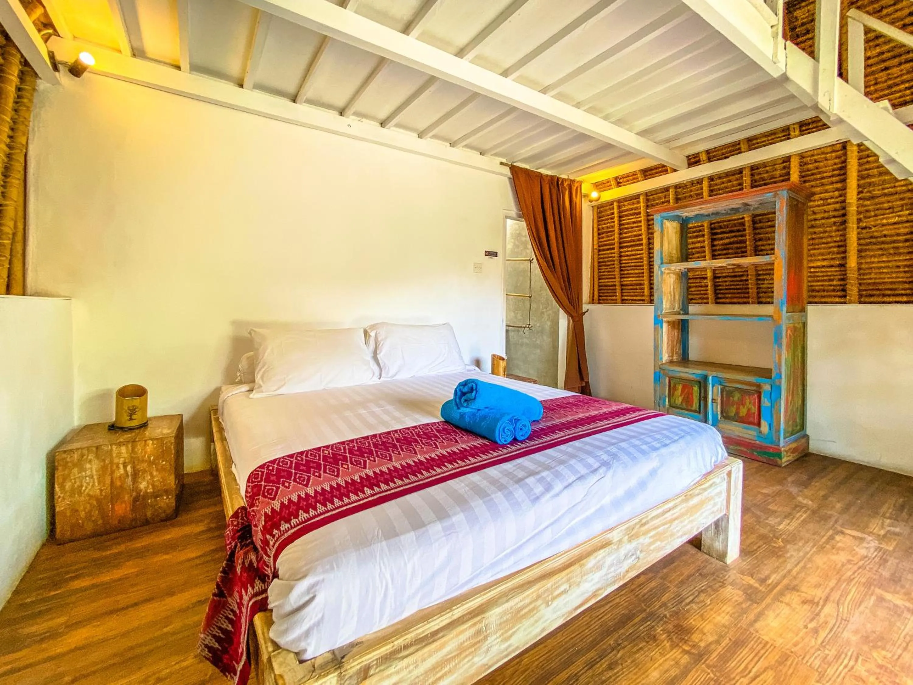 Photo of the whole room, Bed in Namaste Bungalows Resort