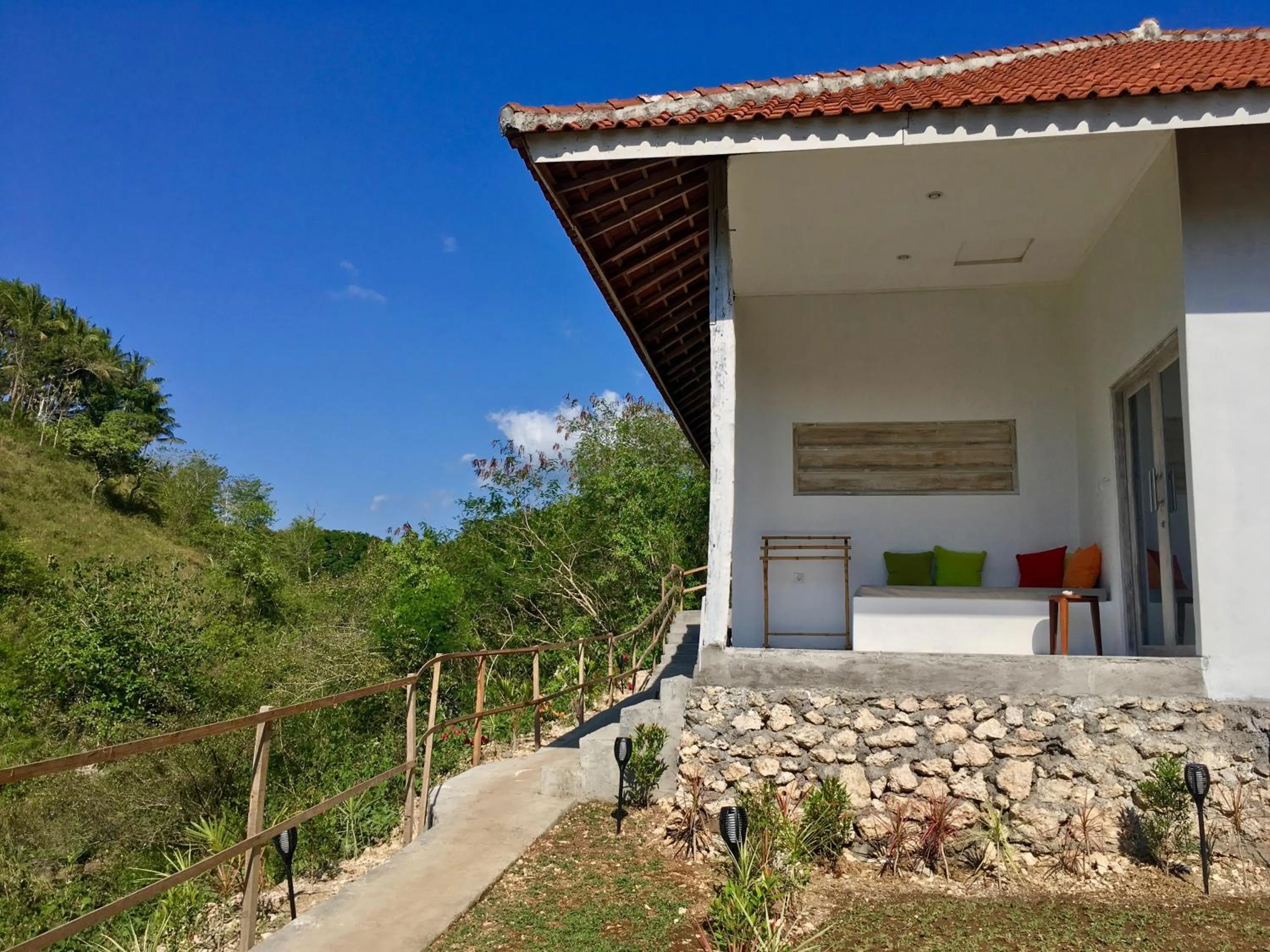 Balcony/Terrace in Namaste Bungalows Resort