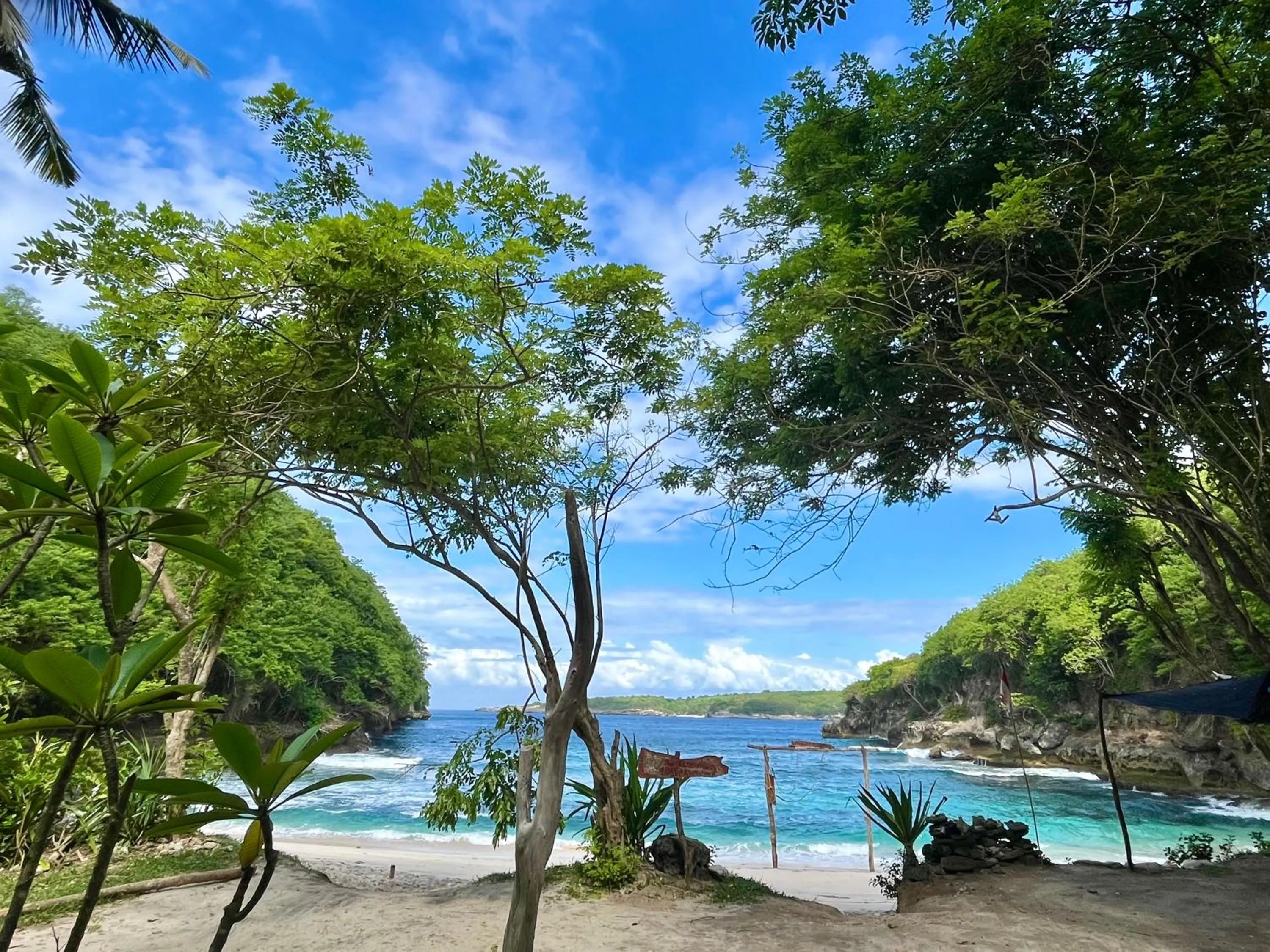 Beach in Namaste Bungalows Resort