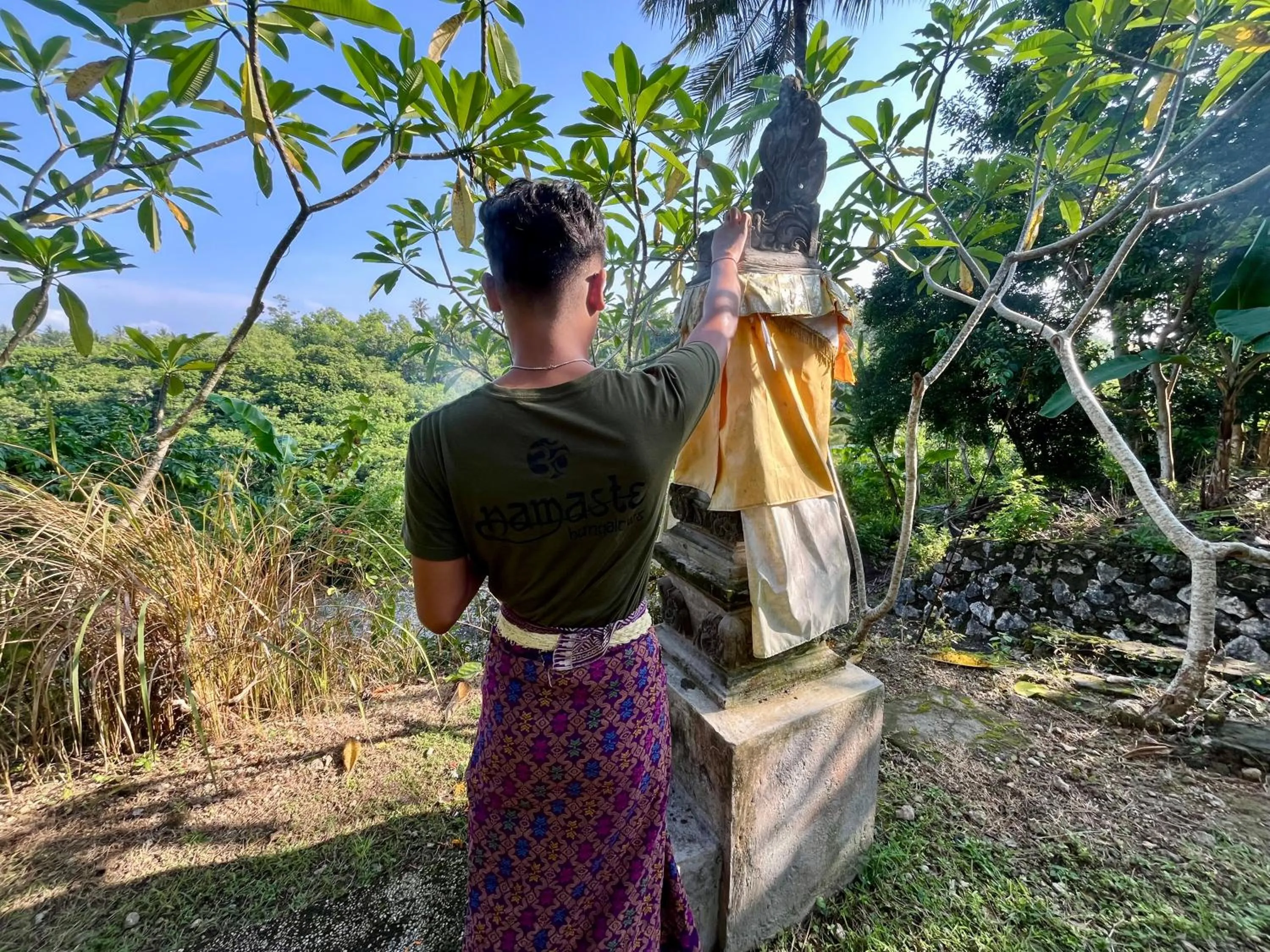 Staff in Namaste Bungalows Resort