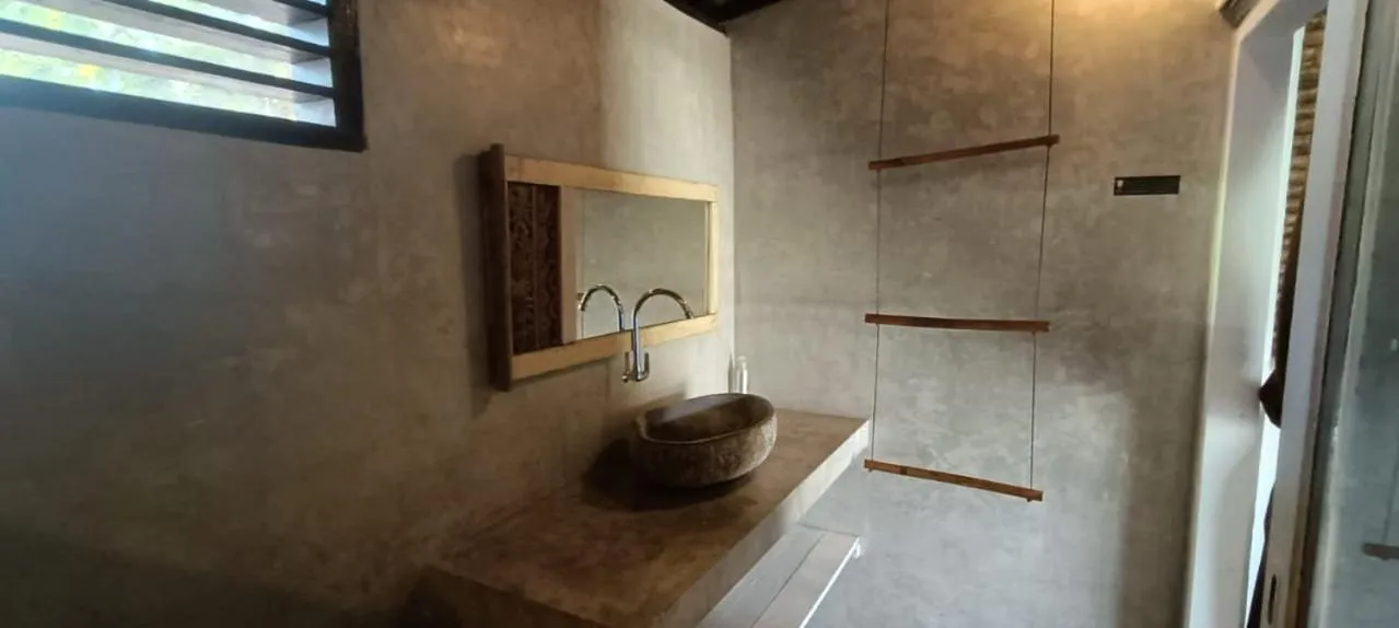 Bathroom in Namaste Bungalows Resort