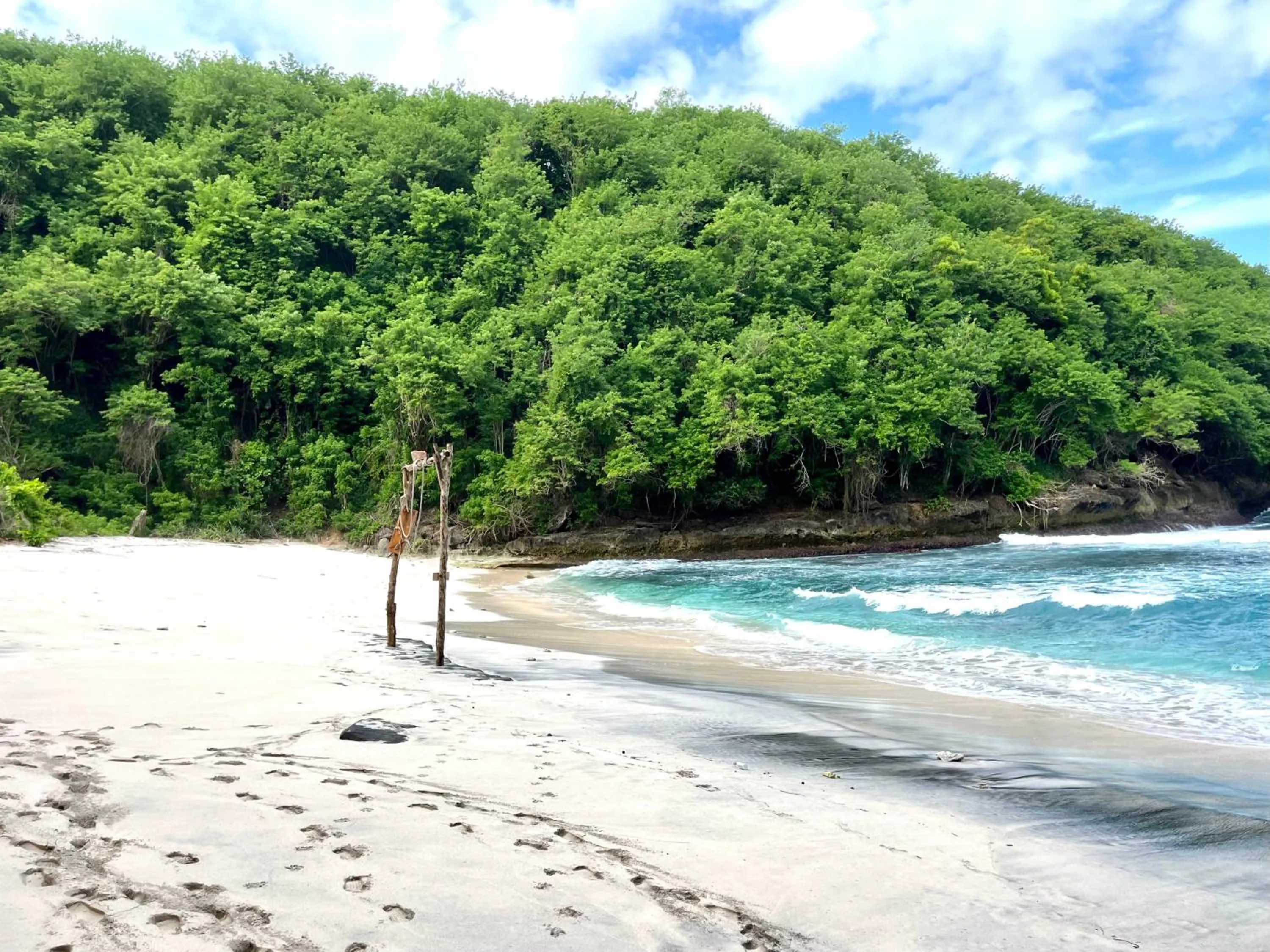 Beach in Namaste Bungalows Resort