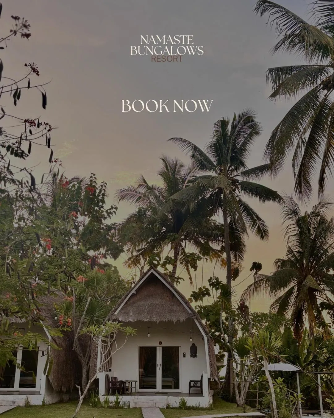 Garden in Namaste Bungalows Resort