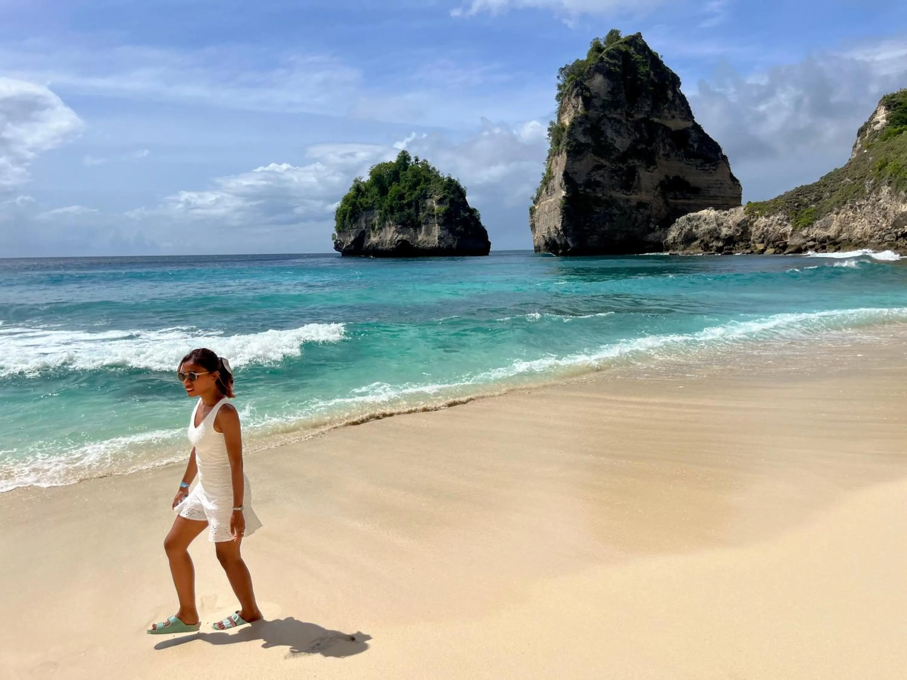 Beach in Namaste Bungalows Resort