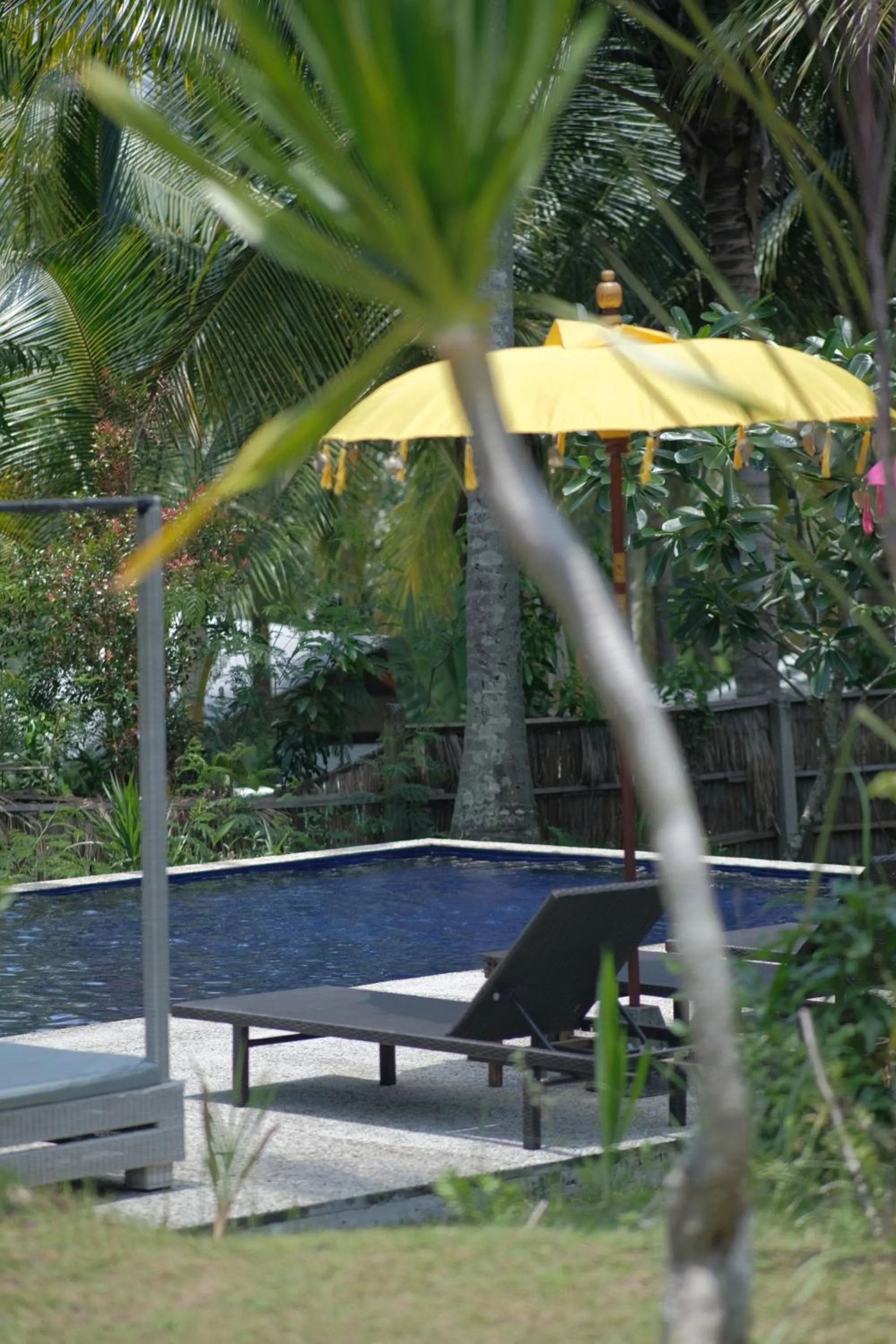 Pool view in Namaste Bungalows Resort