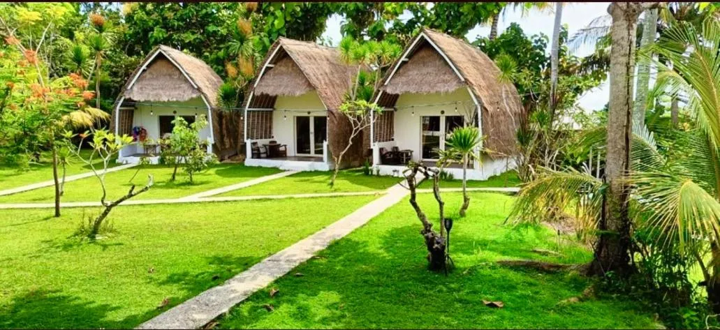 Garden in Namaste Bungalows Resort