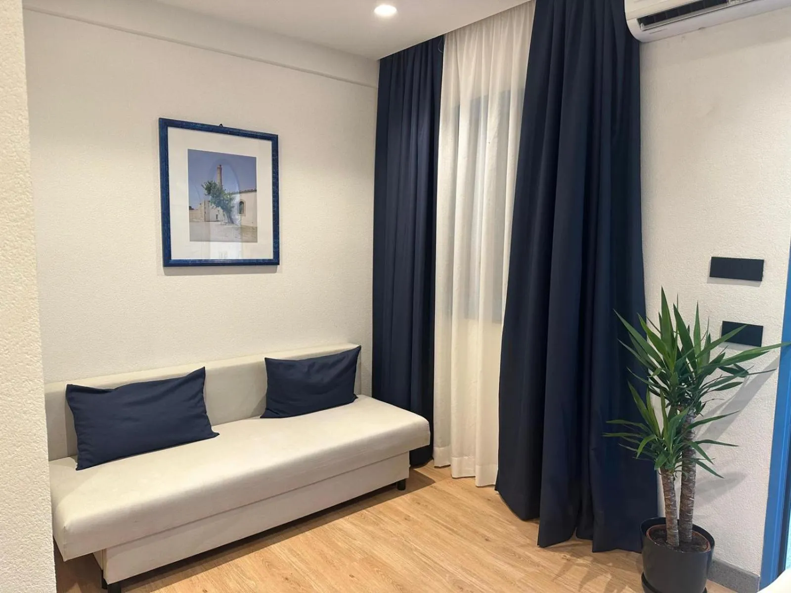 Living room, Bed in Le Dune Sicily Hotel