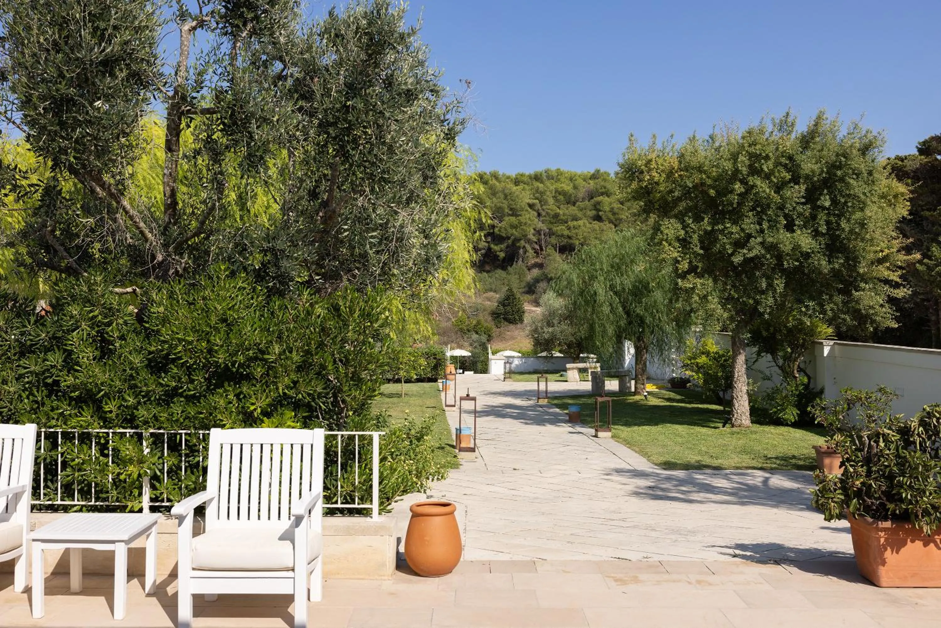 Garden in Masseria Bandino & Spa